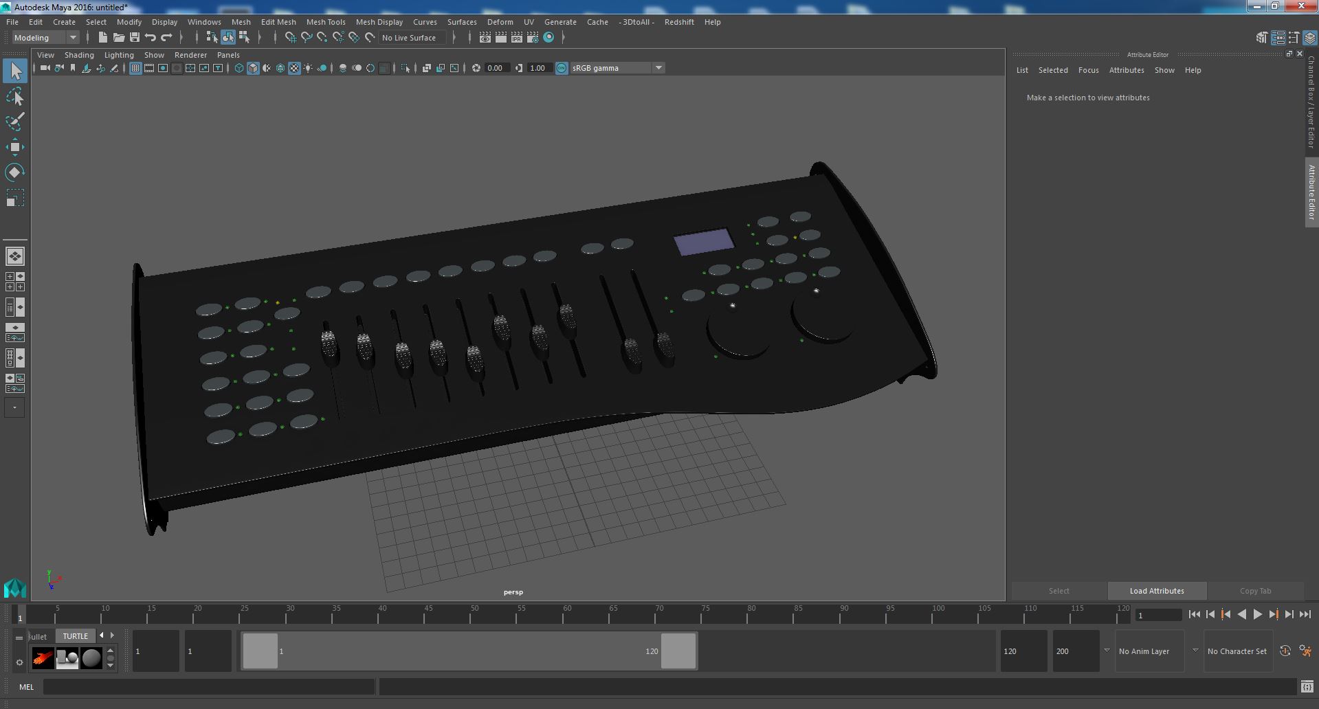 3D model Monoprice Universal Stage Lighting Controller