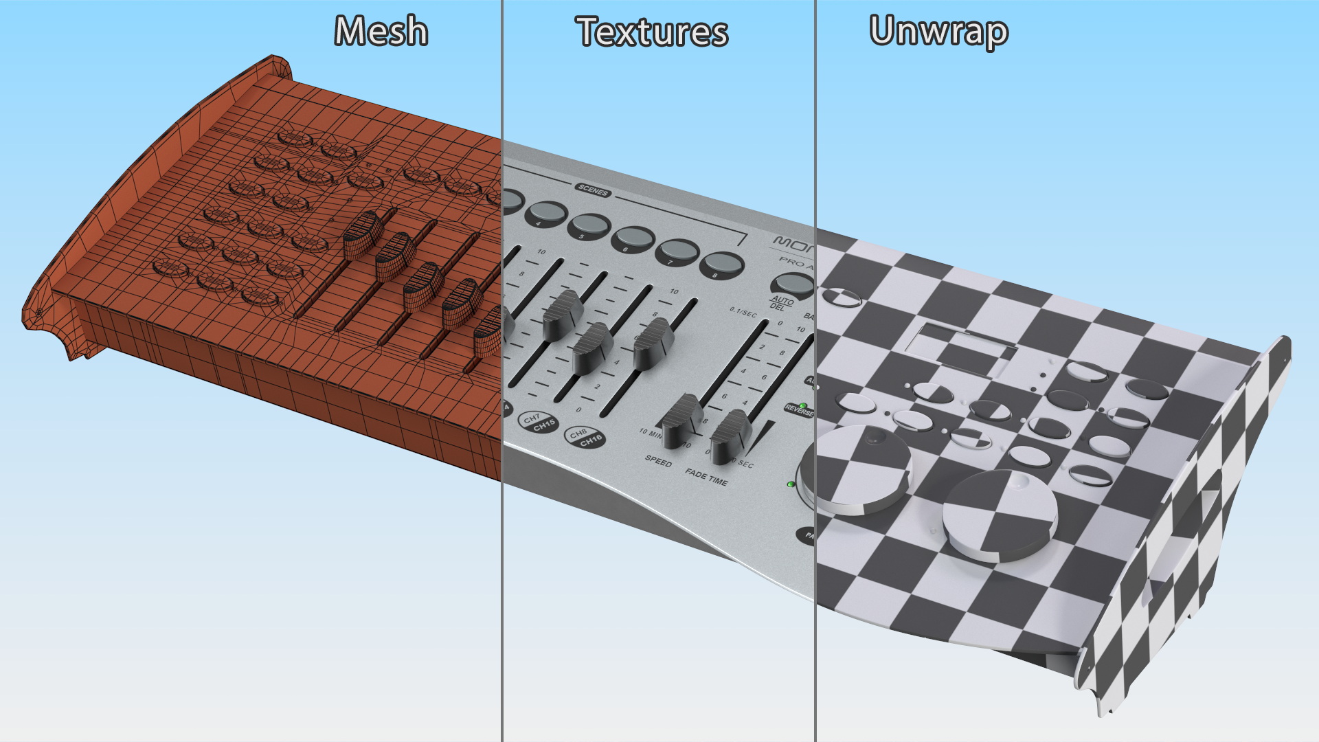 3D model Monoprice Universal Stage Lighting Controller