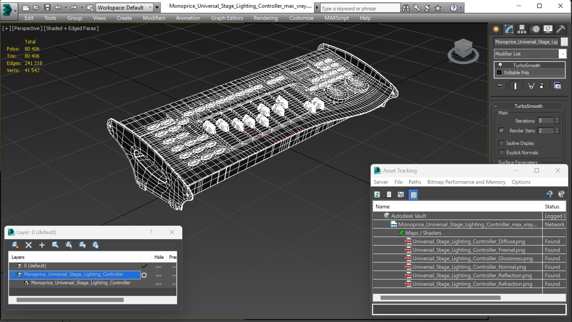 3D model Monoprice Universal Stage Lighting Controller