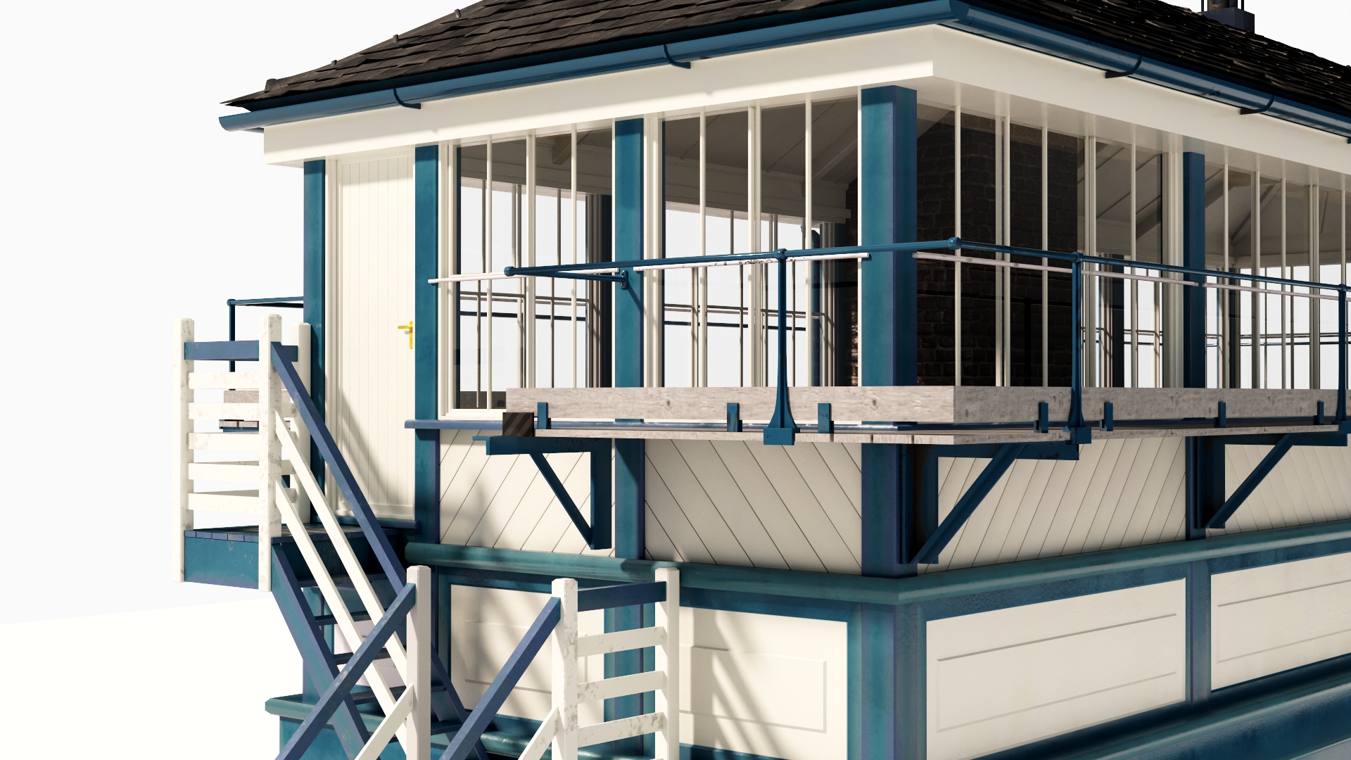 3D Train Signal Box