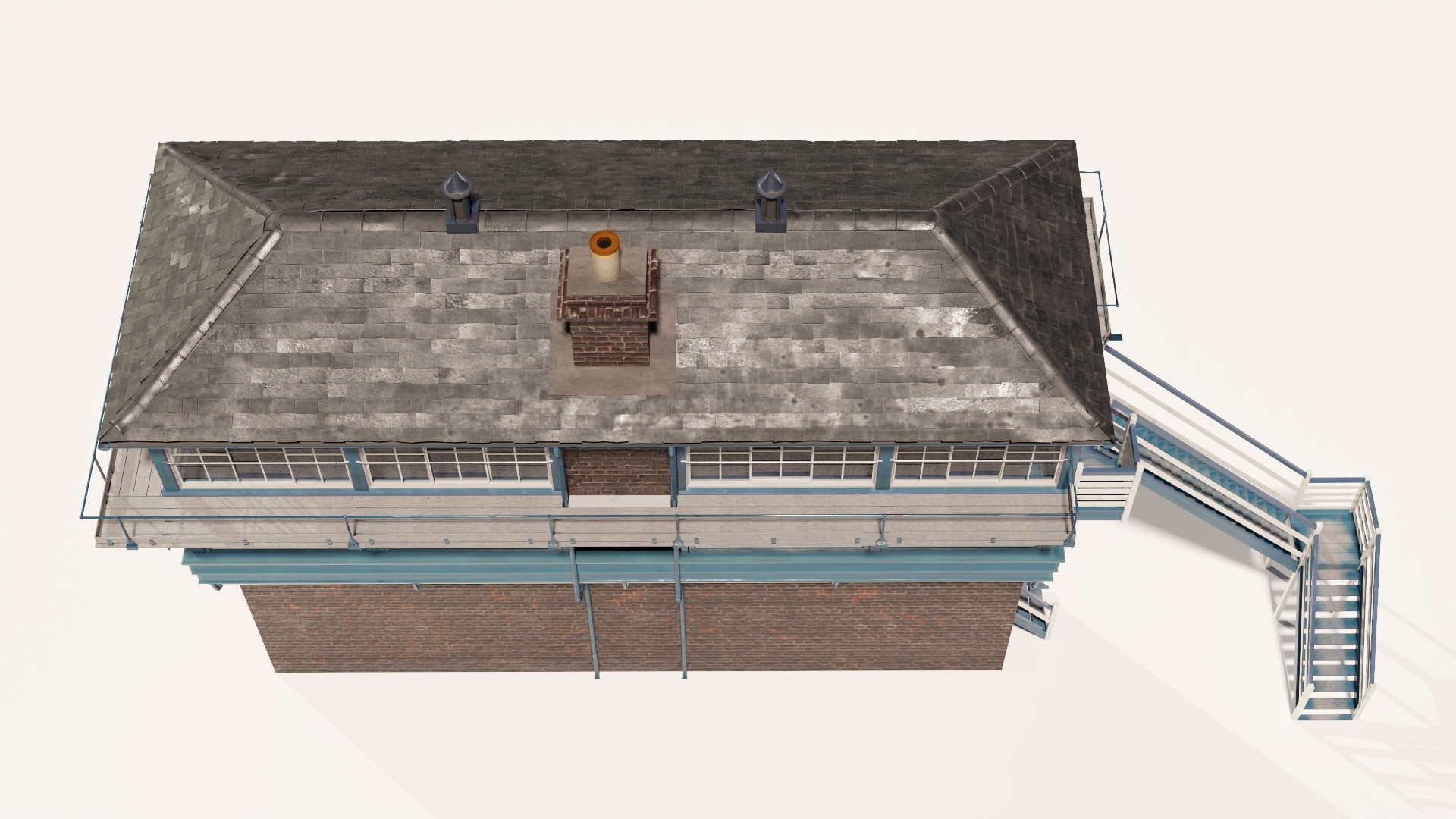 3D Train Signal Box
