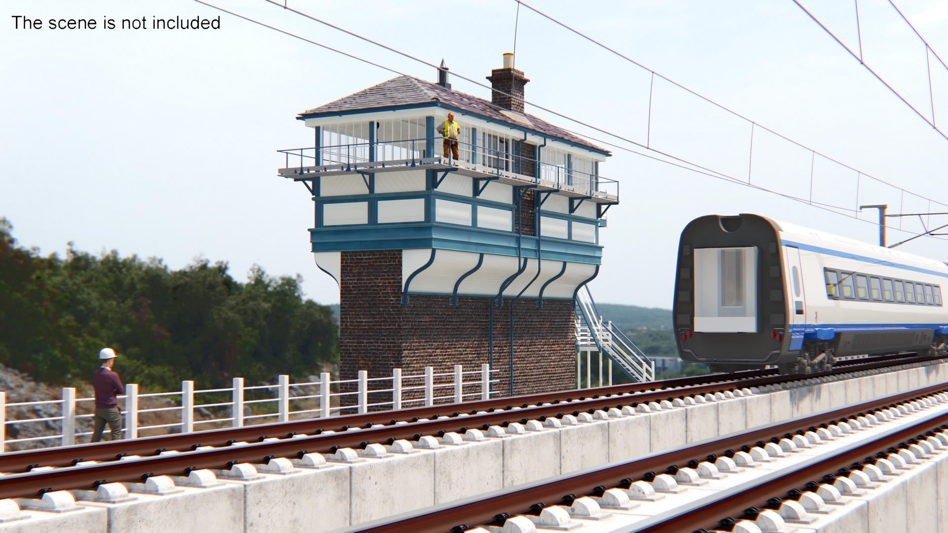 3D Train Signal Box