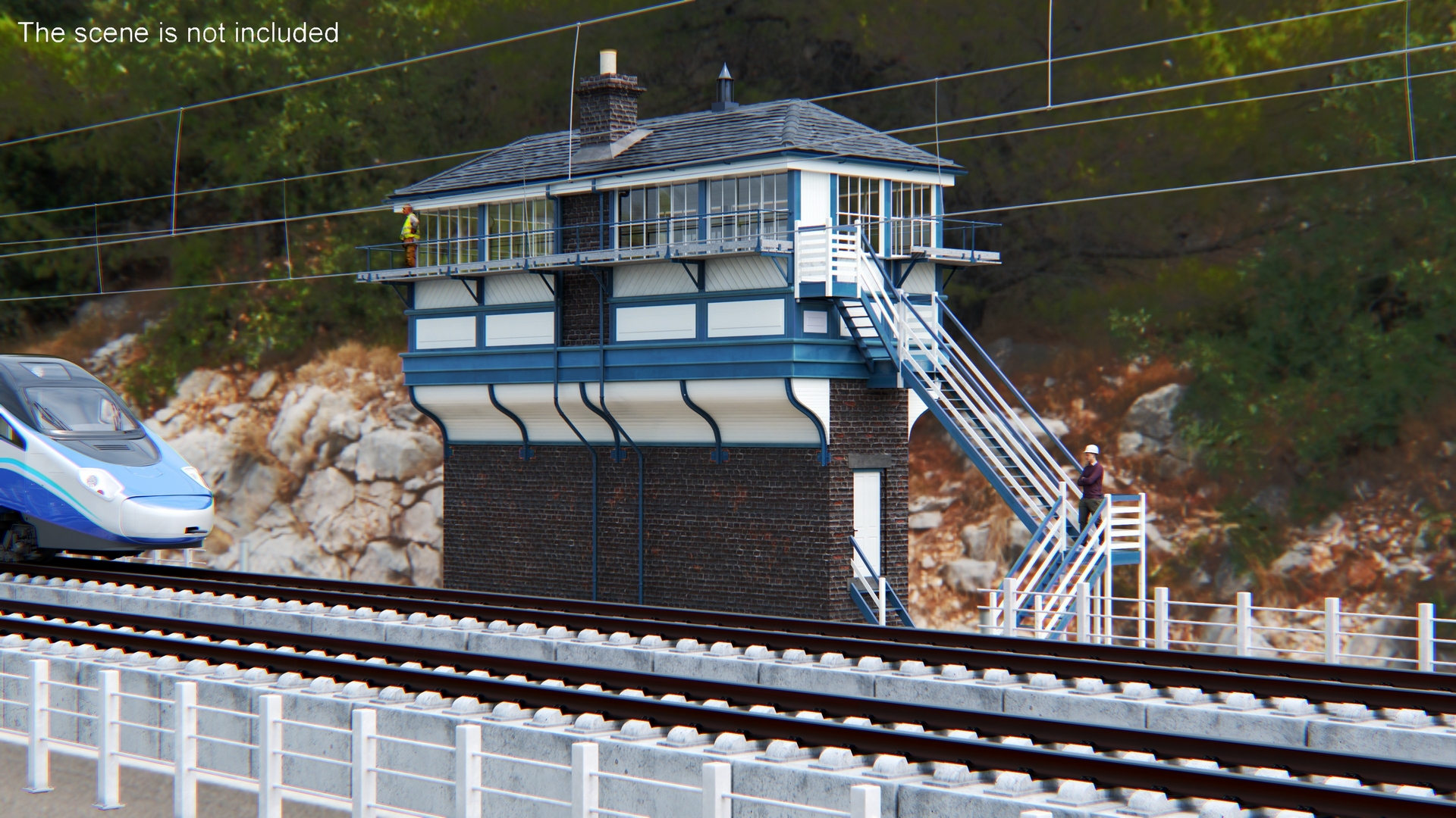 3D Train Signal Box