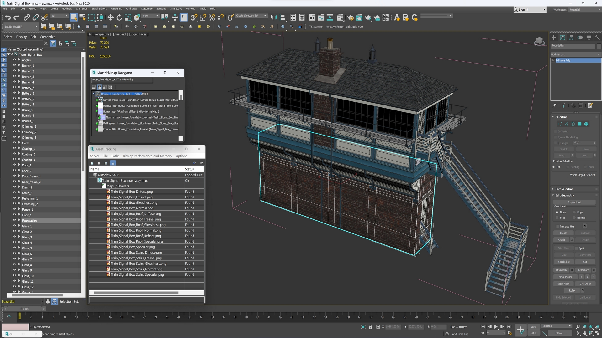 3D Train Signal Box