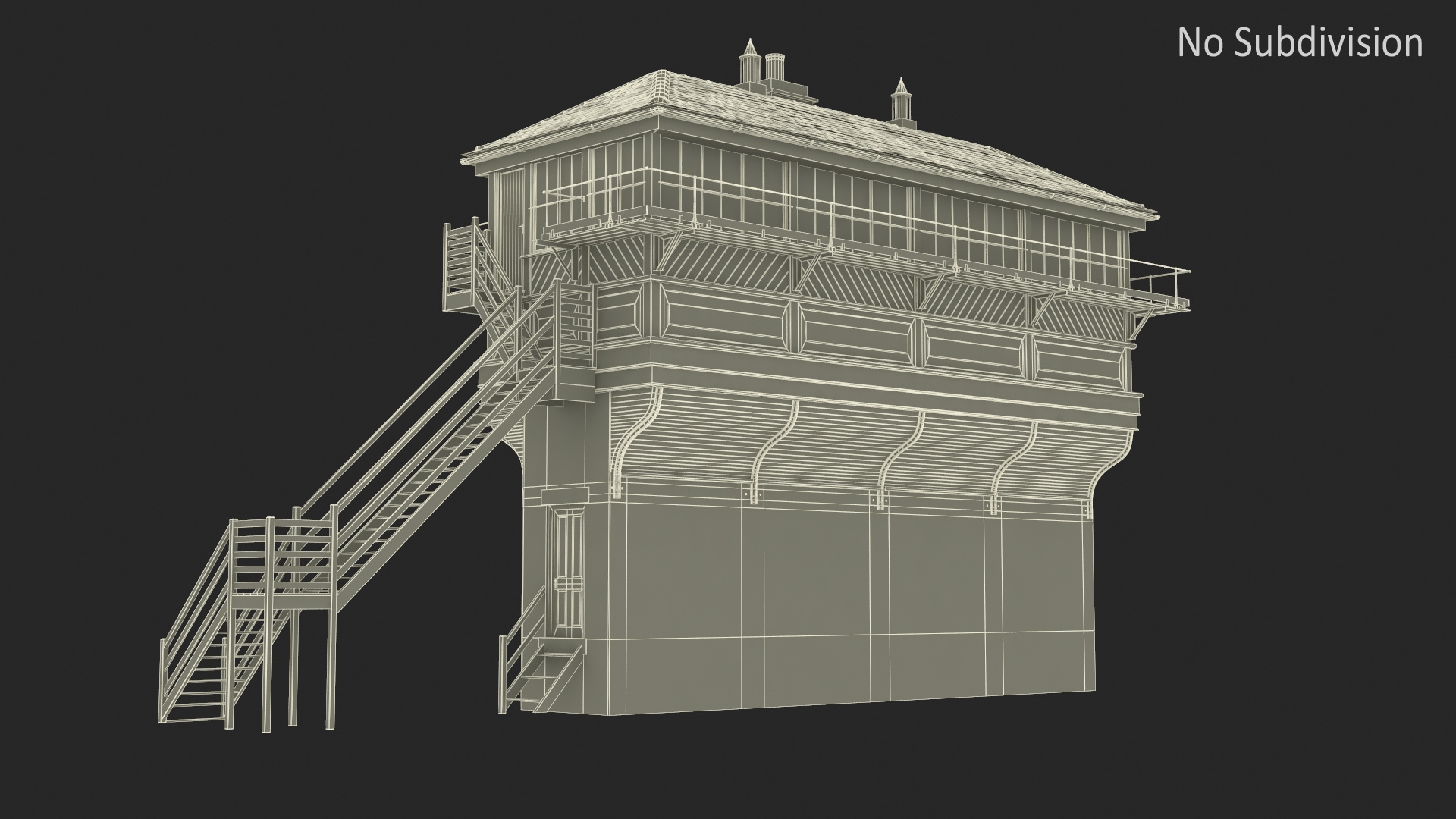 3D Train Signal Box