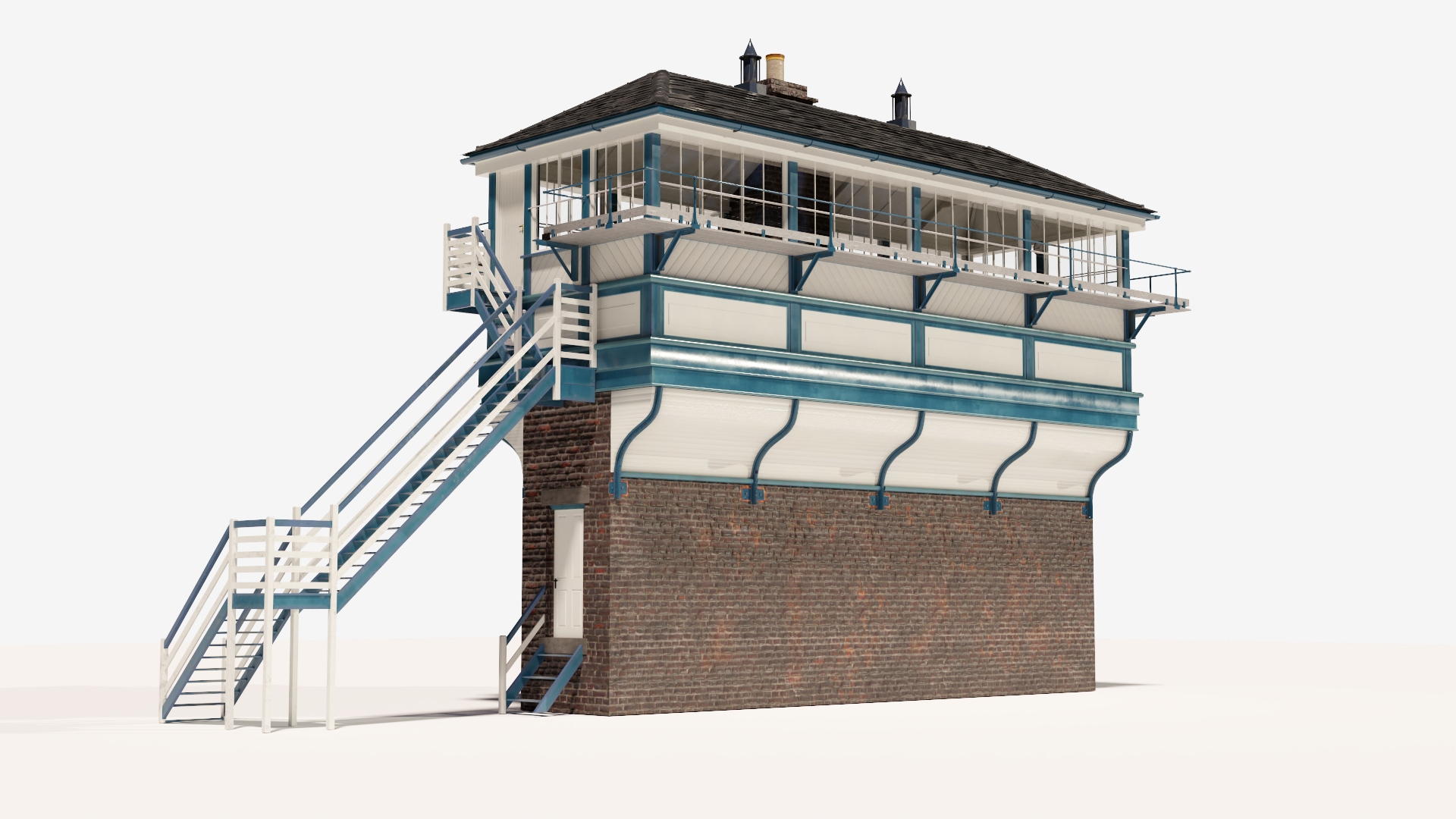 3D Train Signal Box