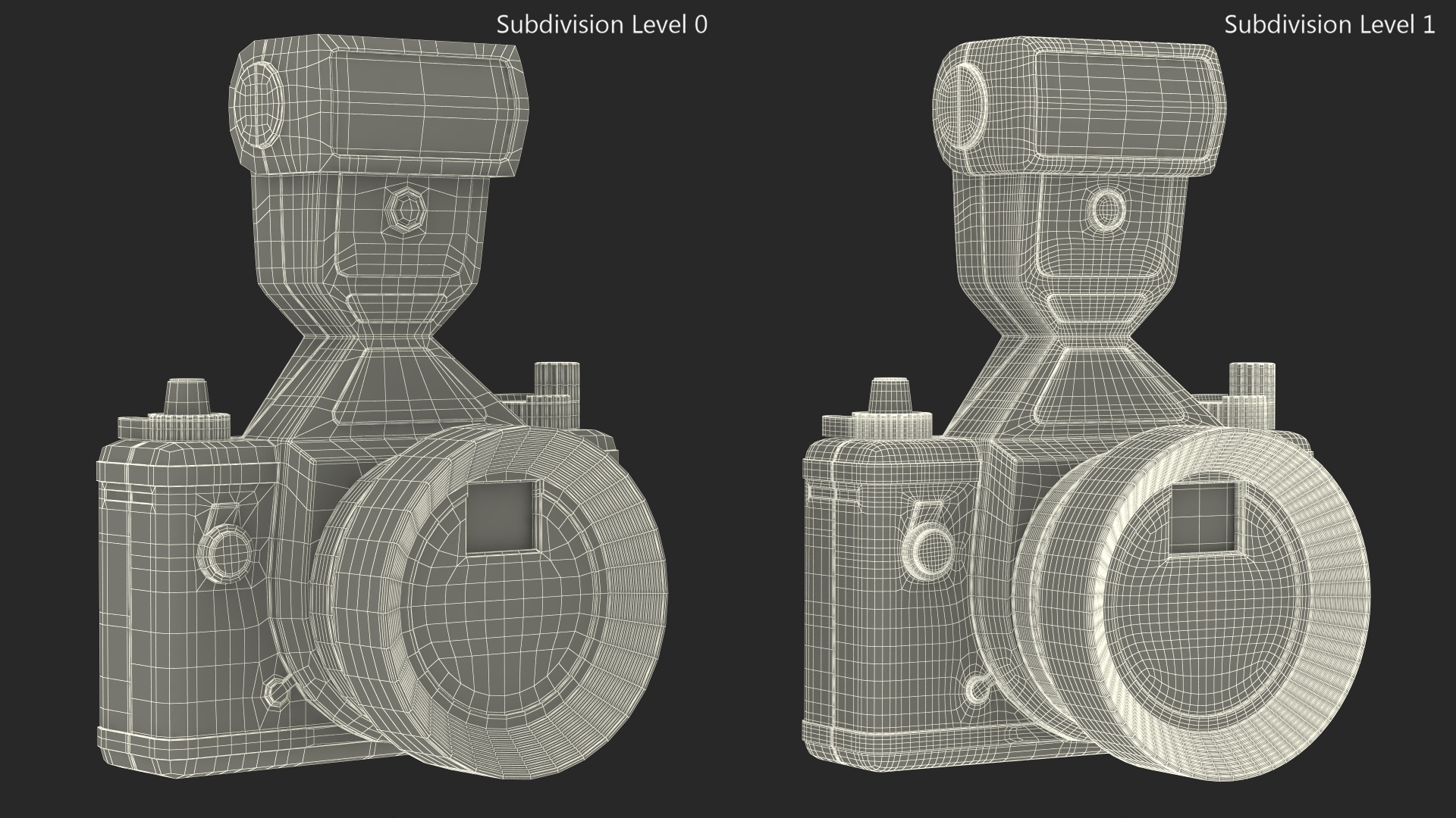 3D Toy Vintage Camera model