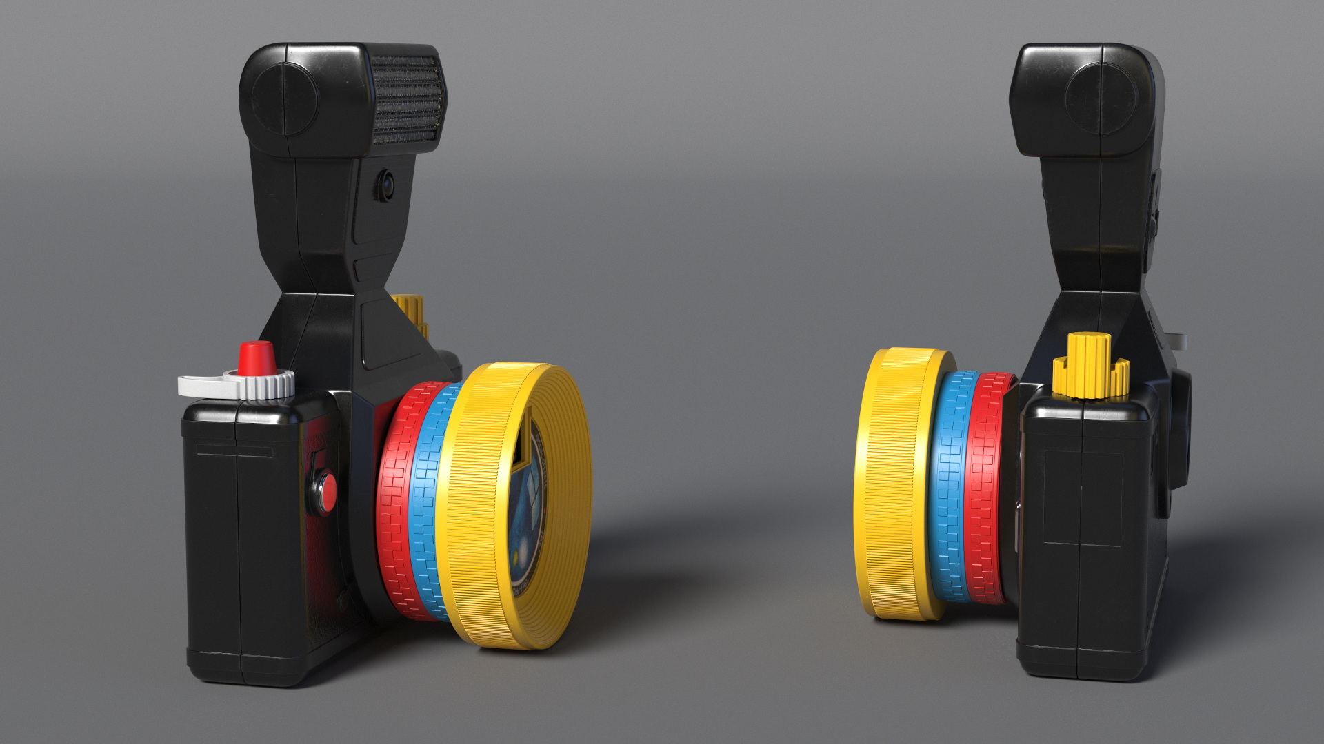 3D Toy Vintage Camera model