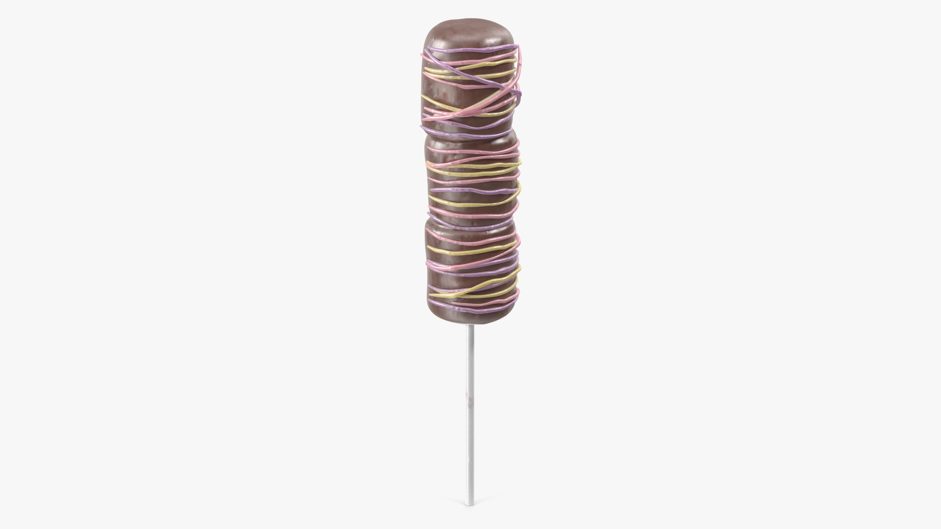 3D Marshmallow Skewer Pop Colorful