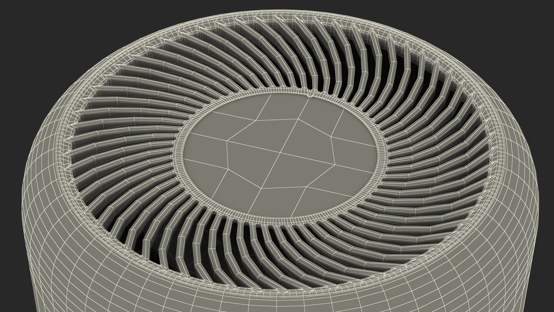 3D model Levoit White Air Purifier