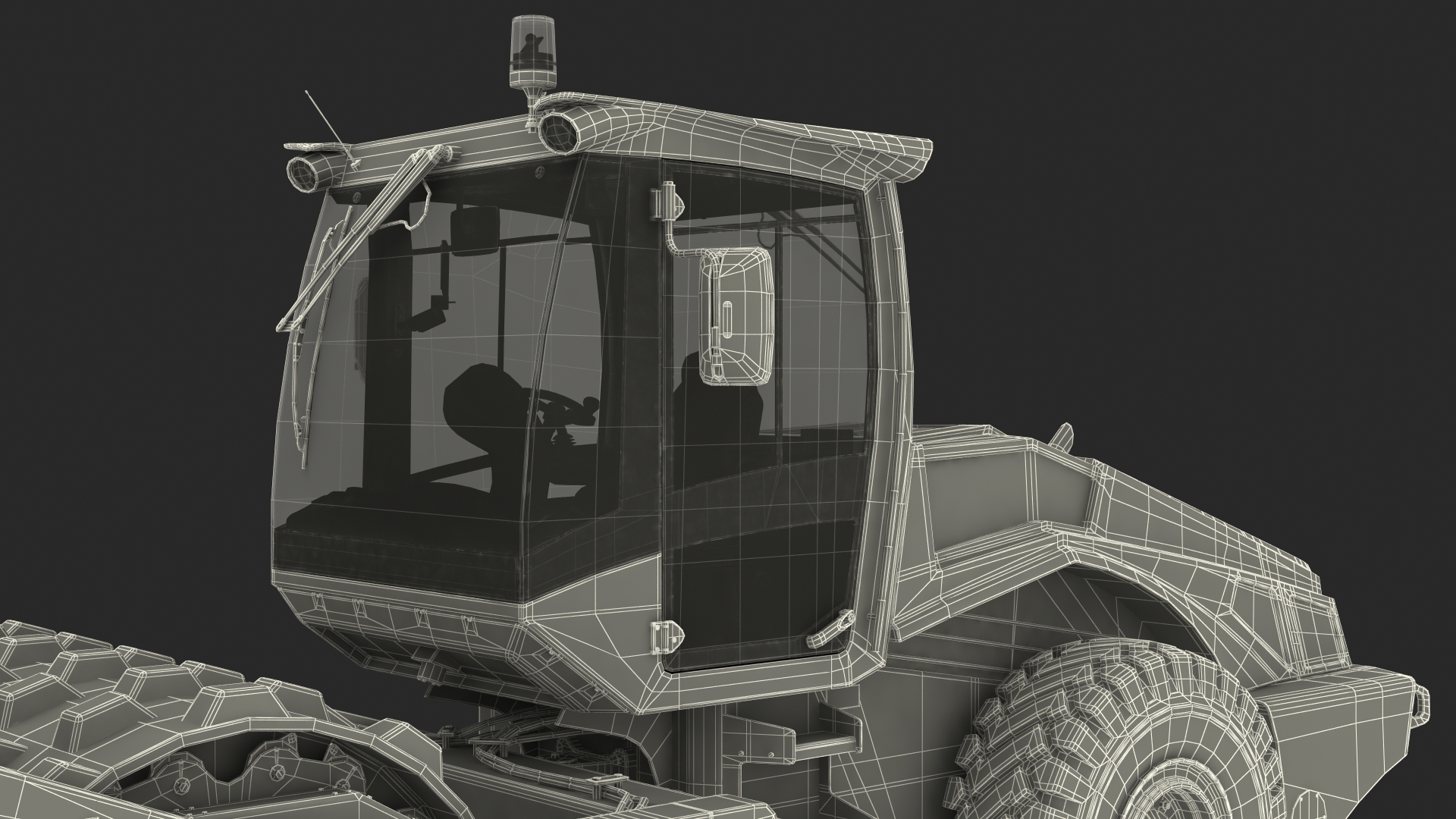 BOMAG BW226 PDH5 Single Drum Compactor Dirty 3D model
