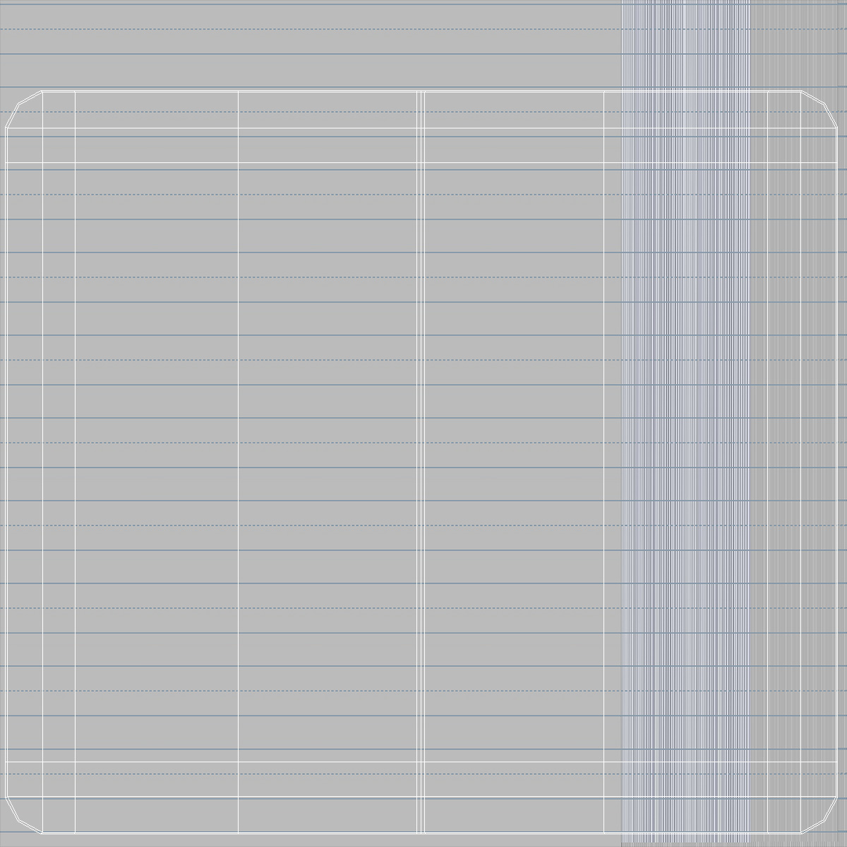 3D Opened Lined Notebook