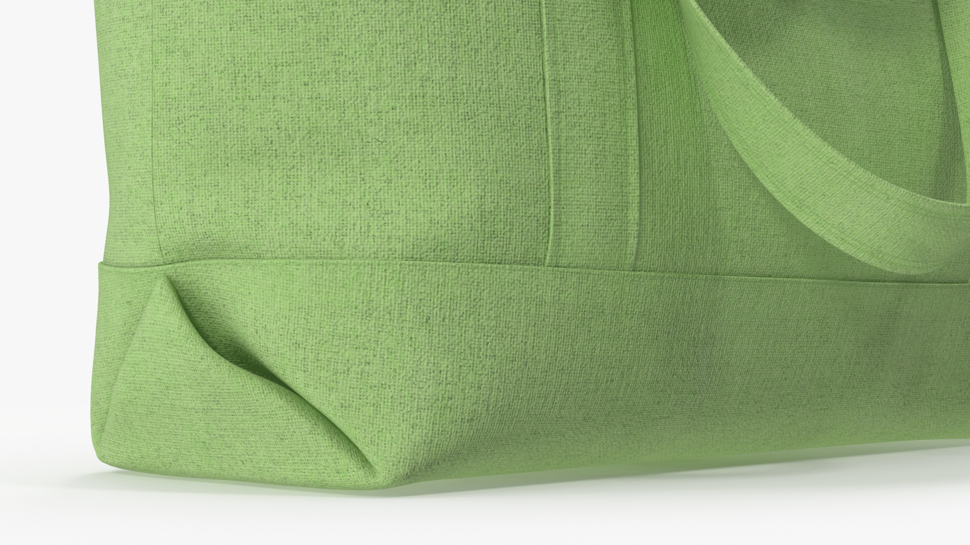 Shopper Bag Green 3D