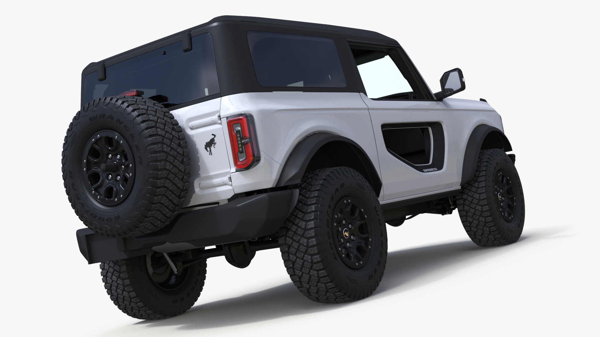 Ford Bronco Two Door SUV Oxford White 3D