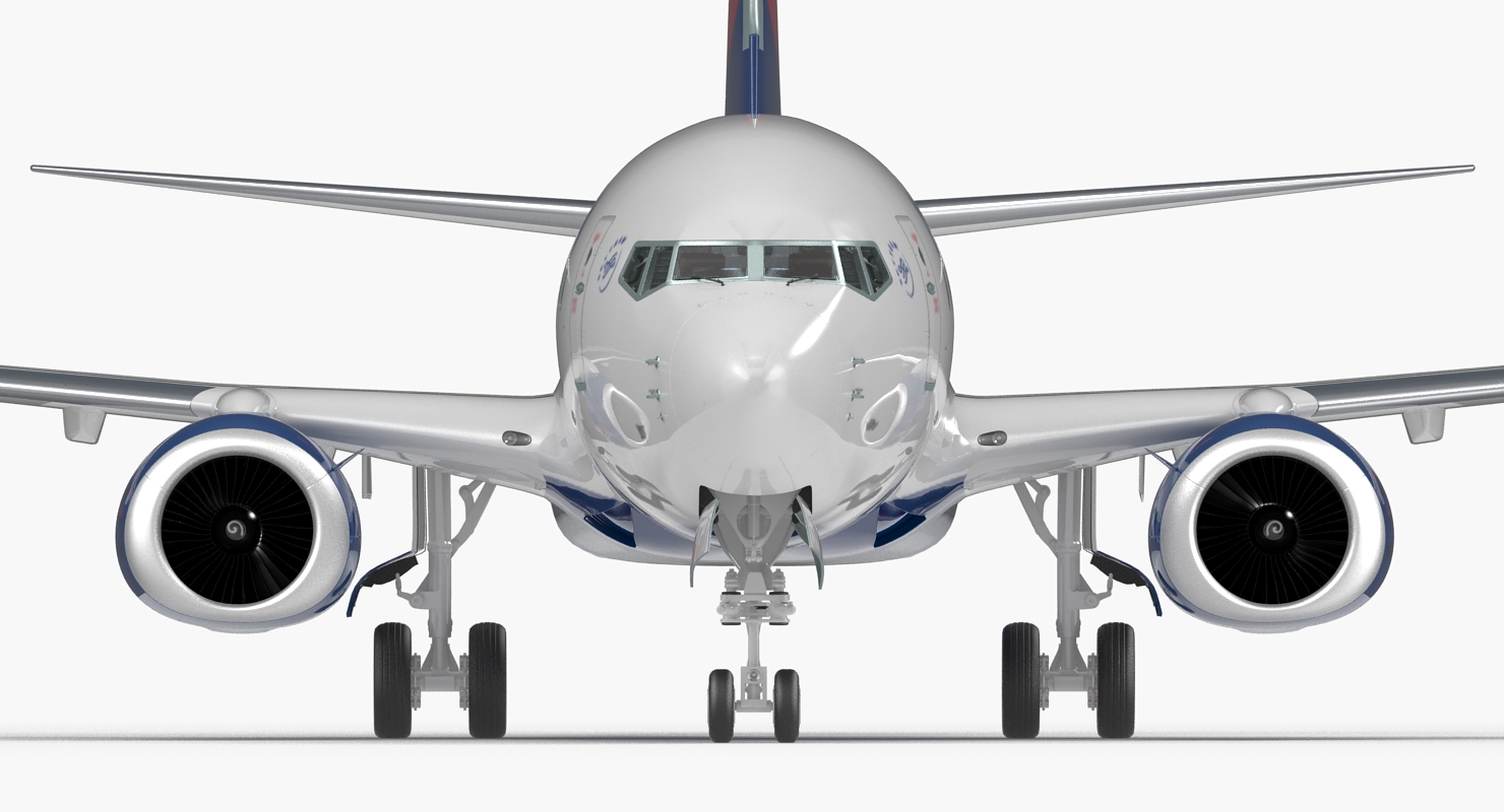 3D Boeing 737 700 with Interior Delta Air Lines Rigged