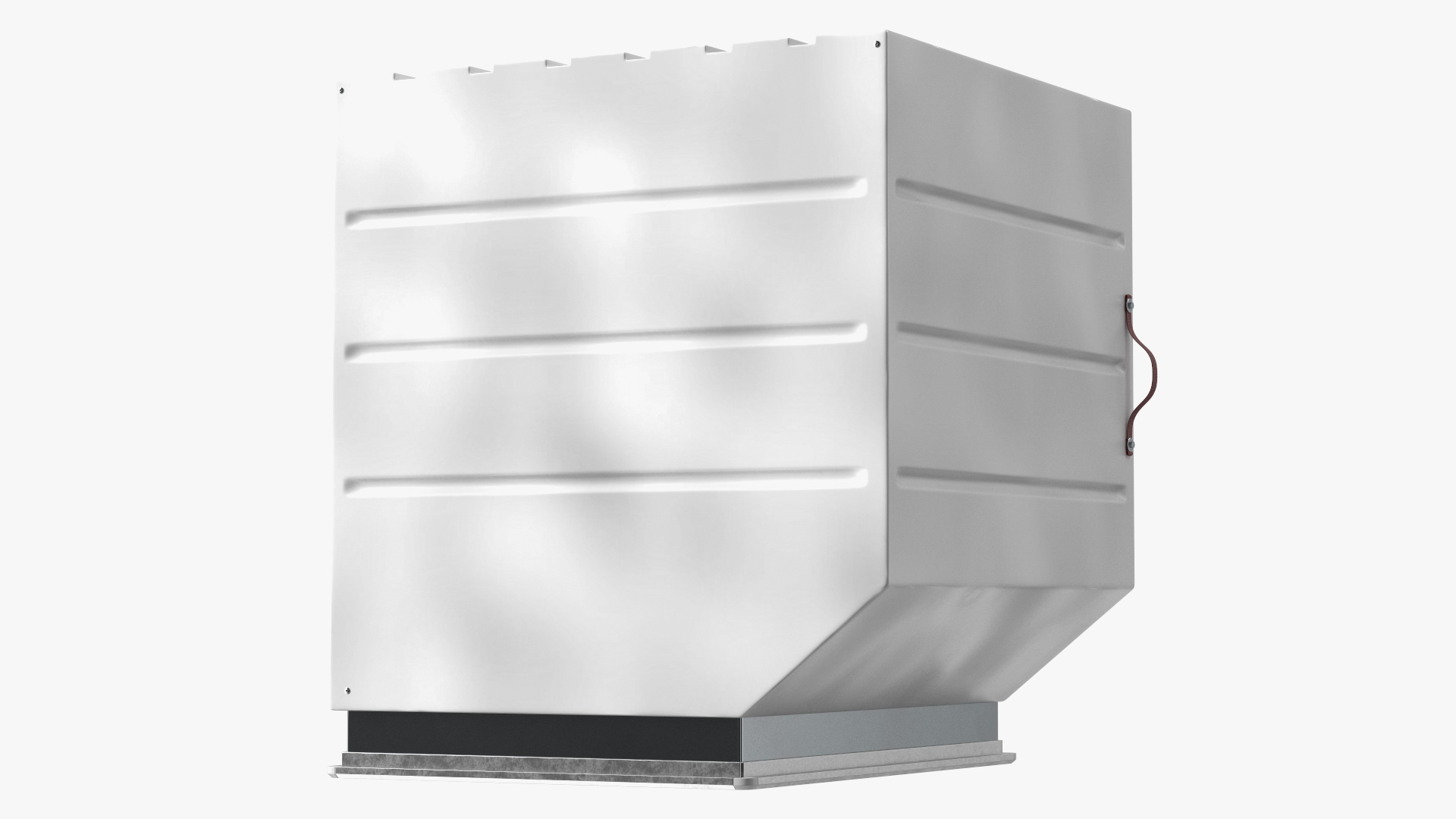 Air Cargo ULD Container LD 2 White 3D model