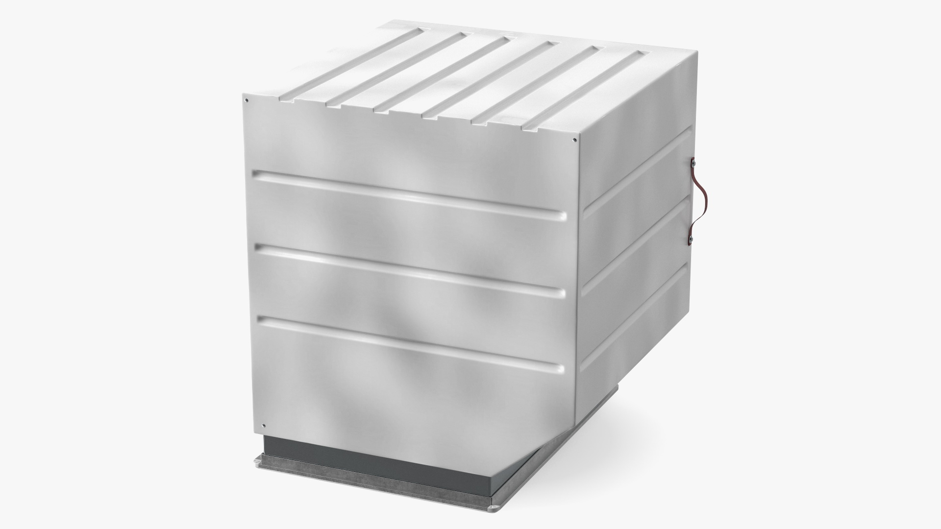 Air Cargo ULD Container LD 2 White 3D model