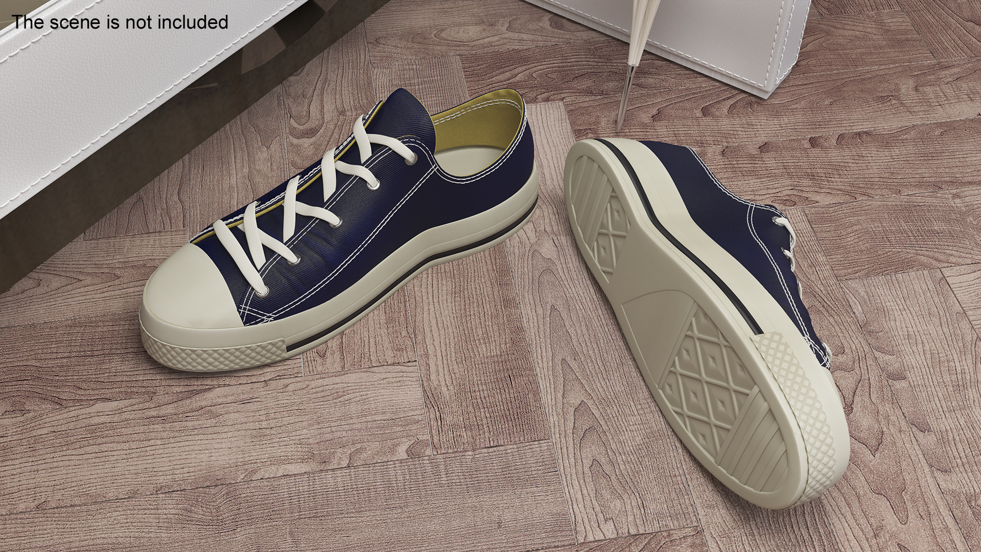 3D Mens Canvas Sneakers Low Top Lace Up