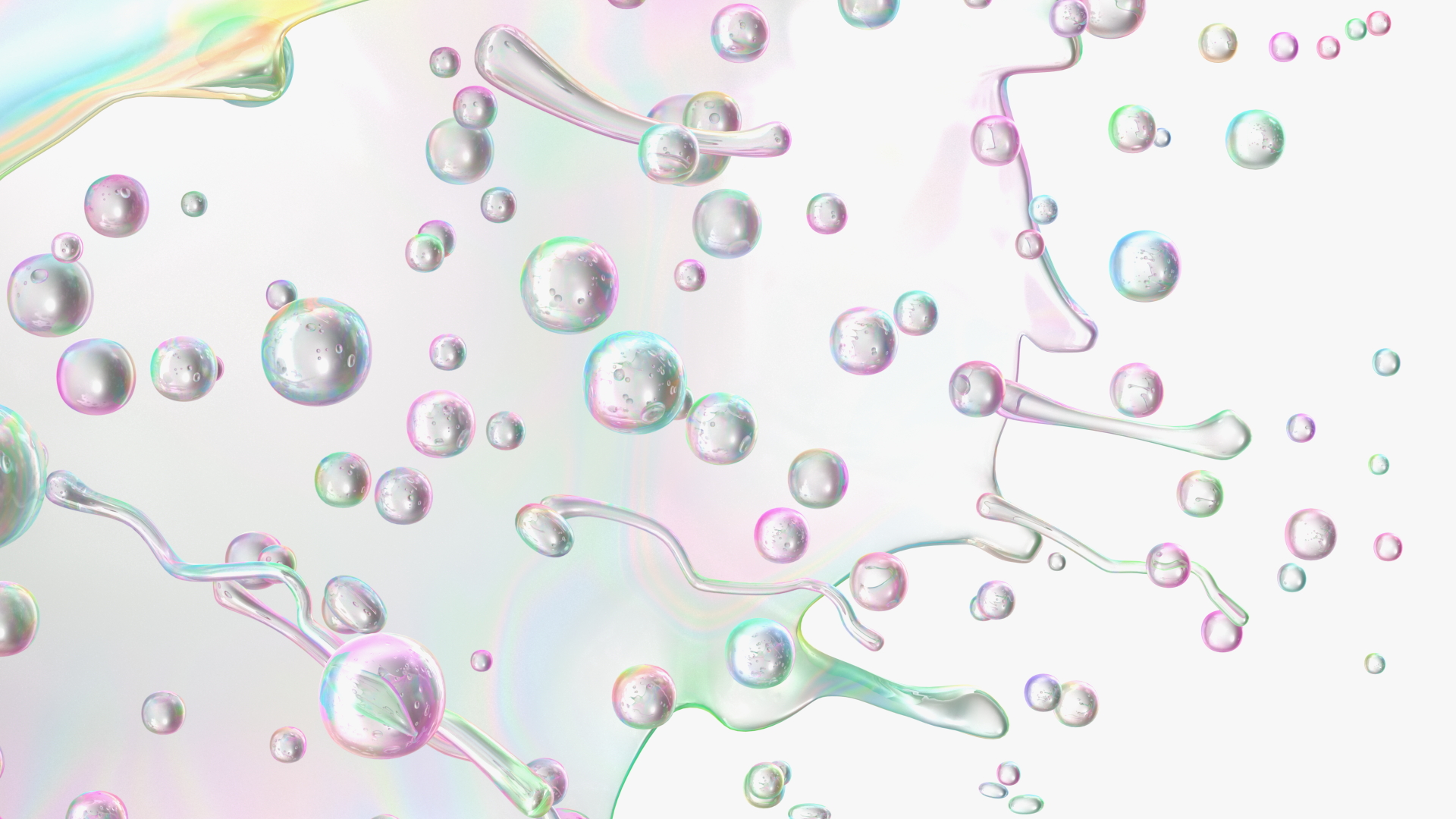 3D model Soap Bubble Burst Stage 5