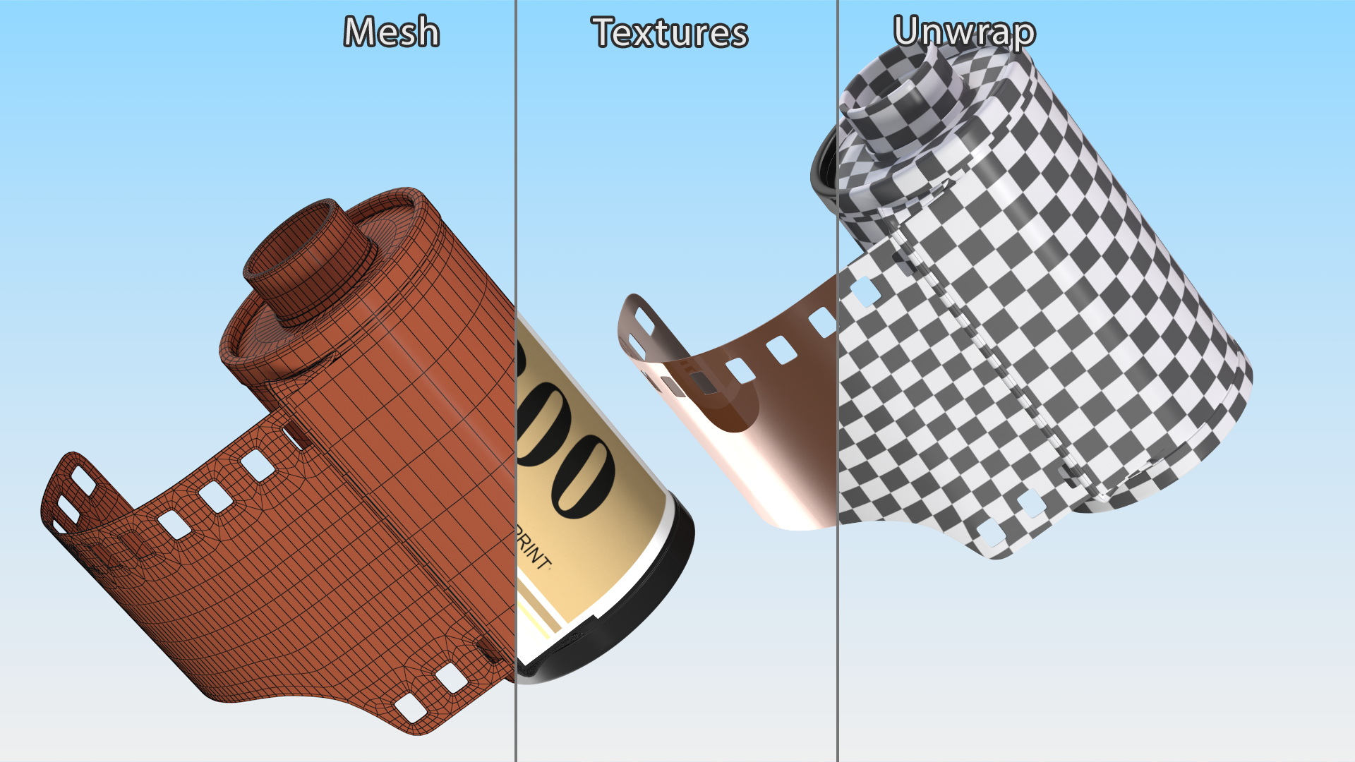 3D Color Negative Film 200 35mm model