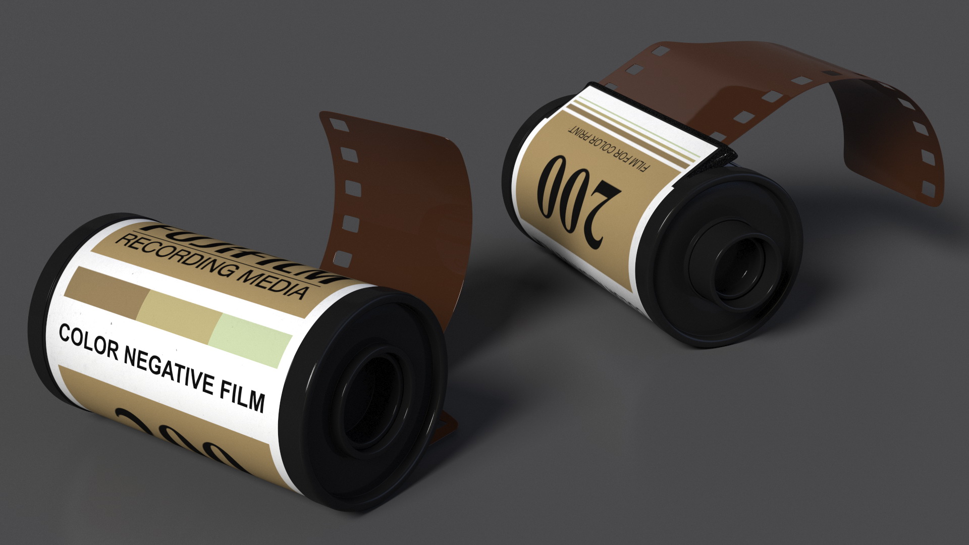 3D Color Negative Film 200 35mm model