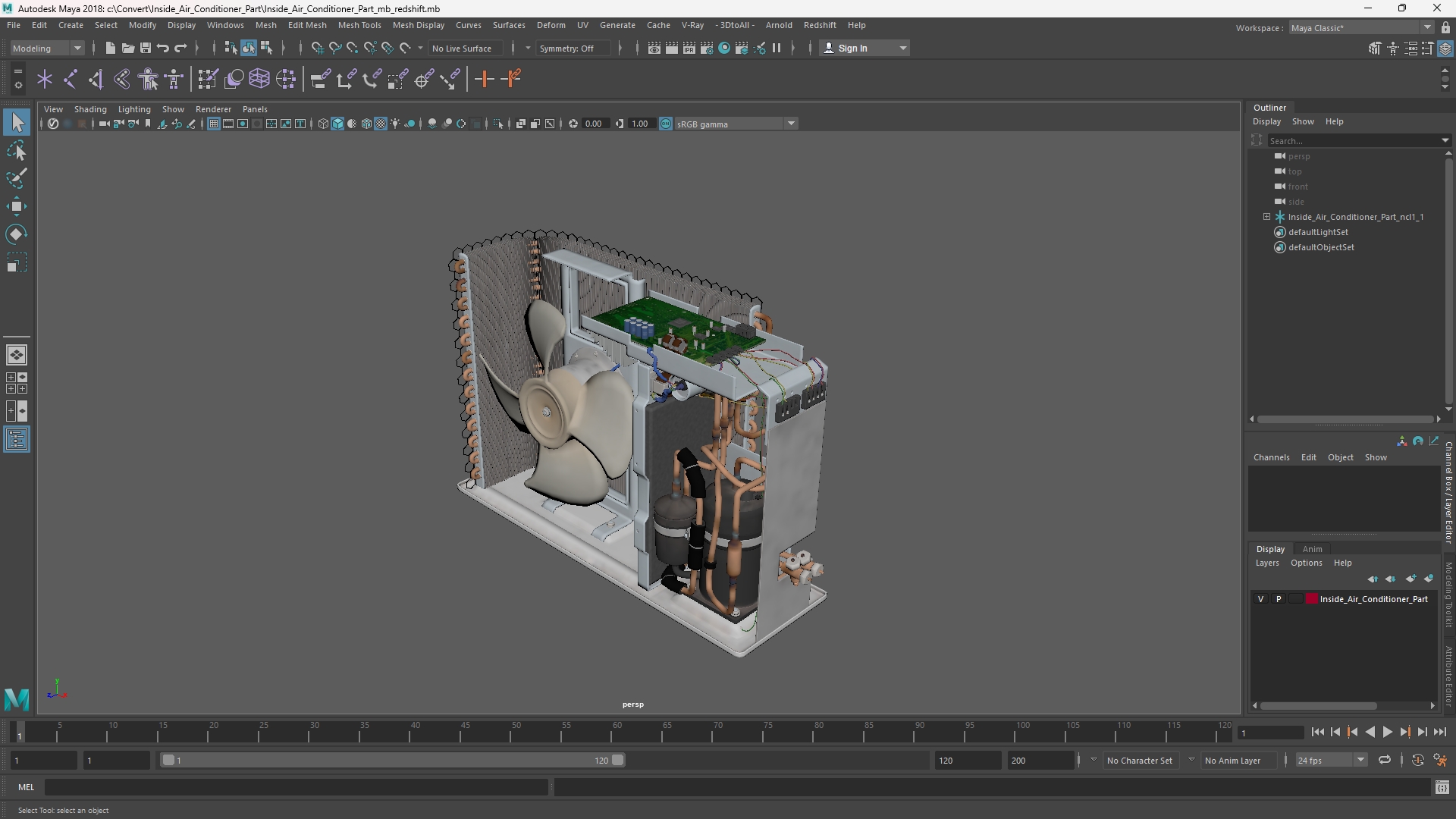 Inside Air Conditioner Part - view 11