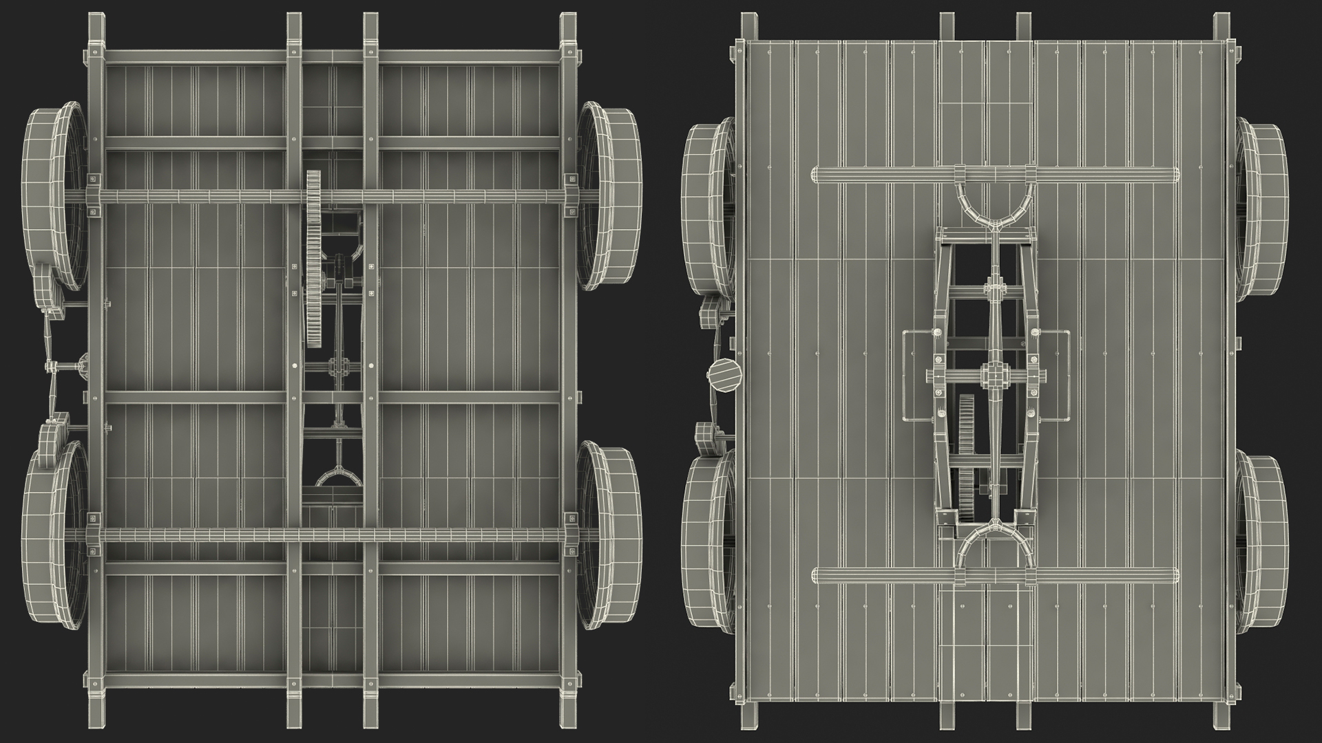 3D model Kalamazoo Railway Handcar