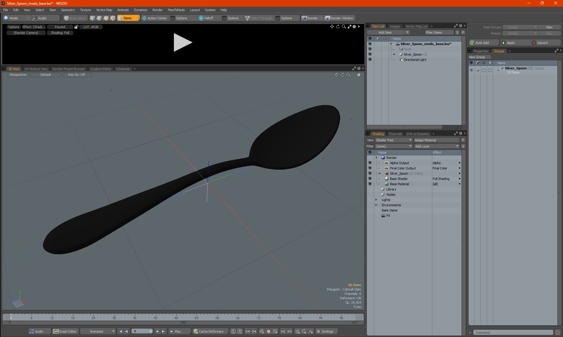 Silver Spoon 3D
