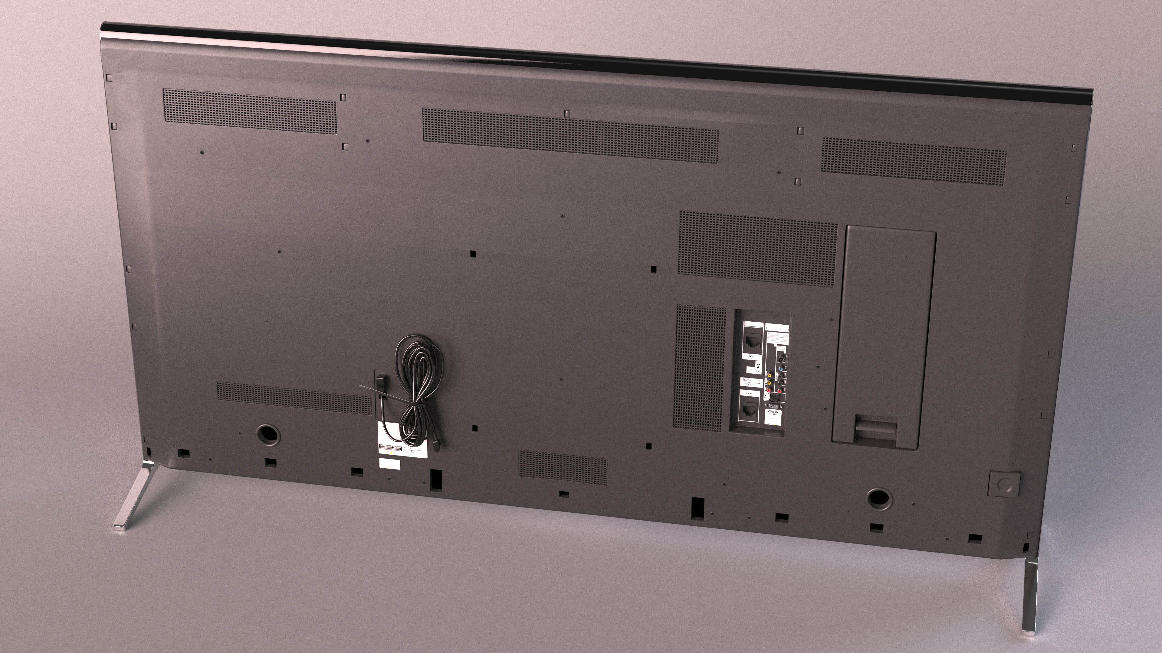 3D model Sony X900B 4K Ultra HD TV