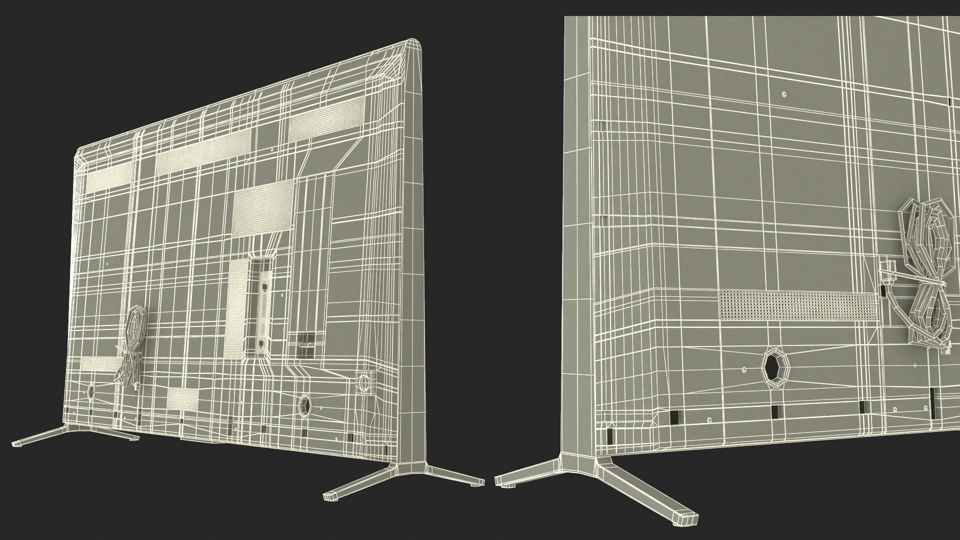 3D model Sony X900B 4K Ultra HD TV