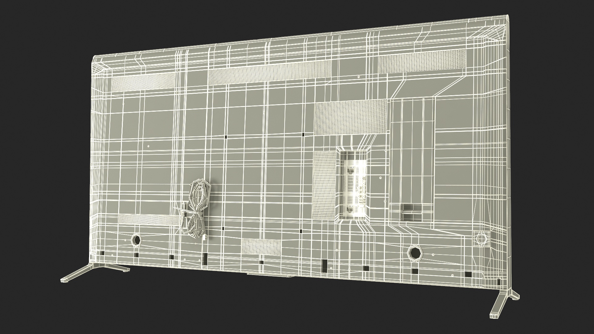 3D model Sony X900B 4K Ultra HD TV