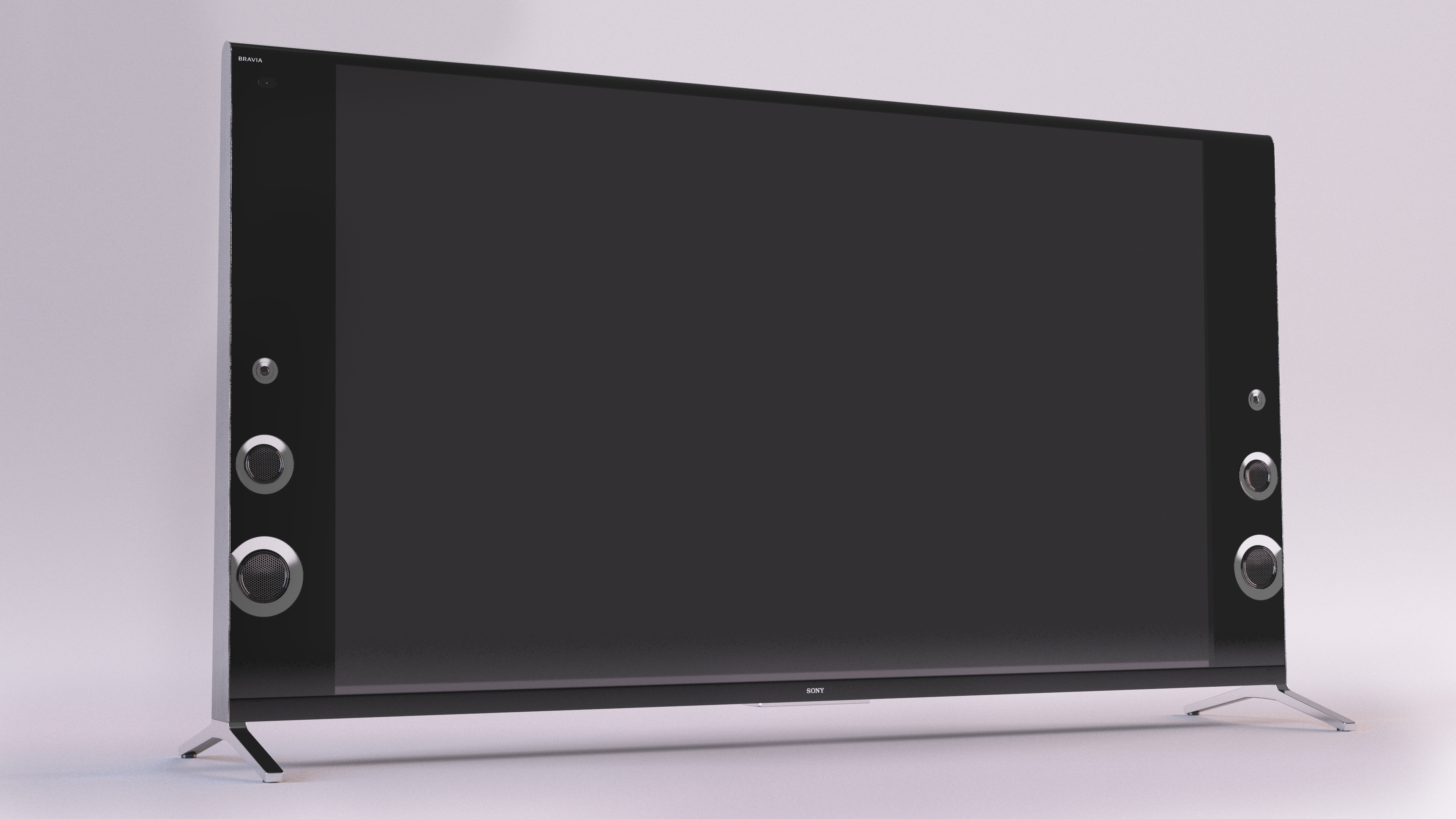 3D model Sony X900B 4K Ultra HD TV