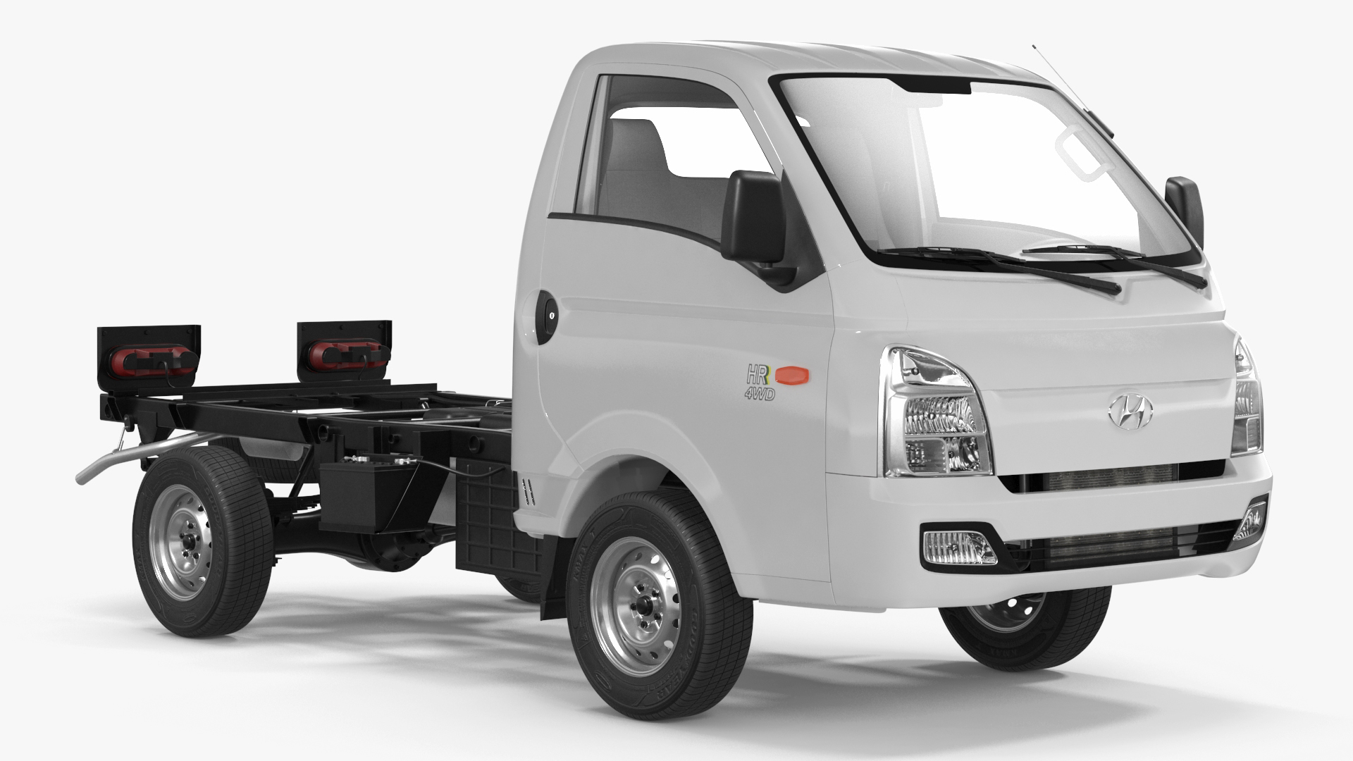 3D Hyundai HR 2023 Bare Chassis model