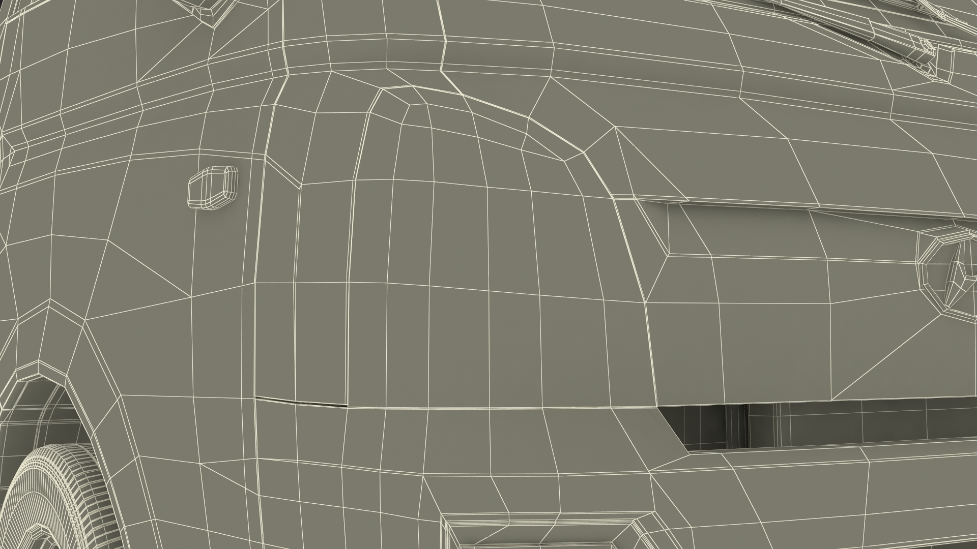 3D Hyundai HR 2023 Bare Chassis model