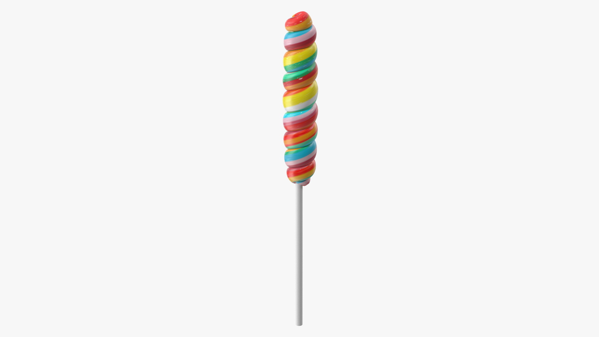 3D Twisty Hard Lollipop Candy