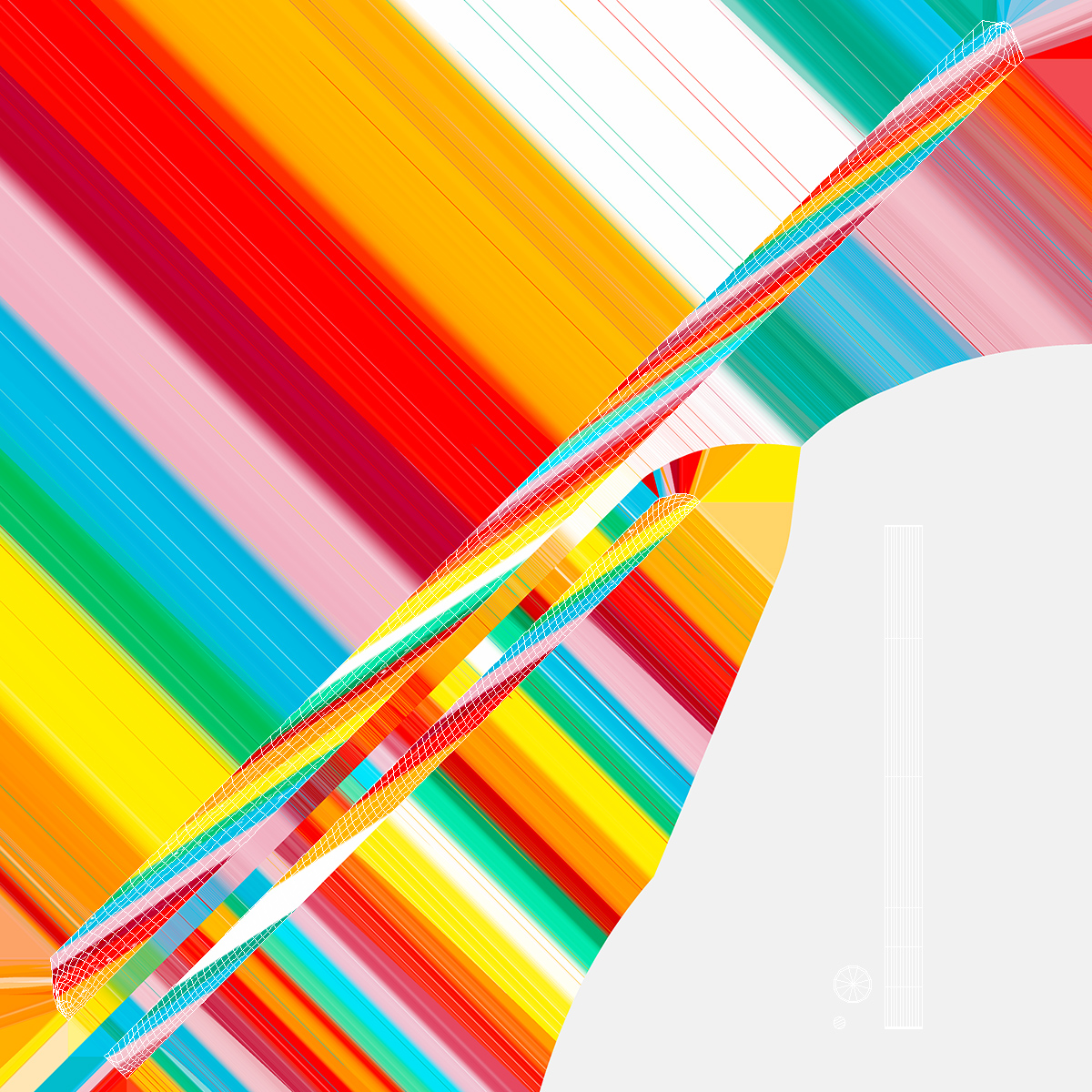3D Twisty Hard Lollipop Candy
