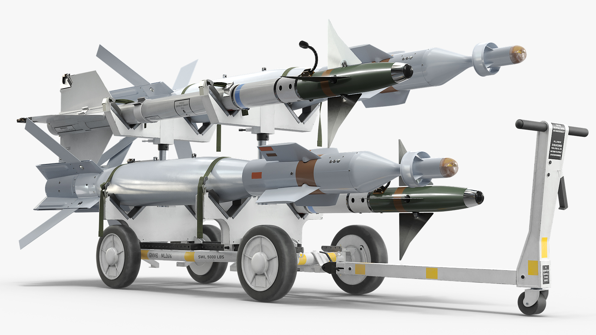 Missile Transport Cart with AIM-9 - view 3