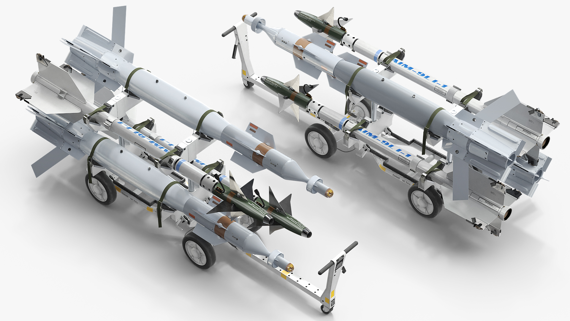 Missile Transport Cart with AIM-9 - view 2