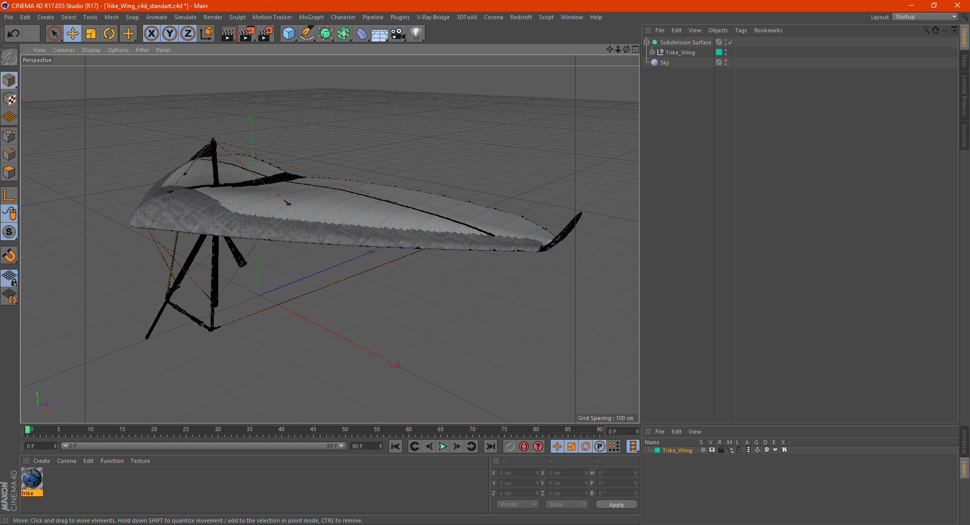 3D Hang Glider
