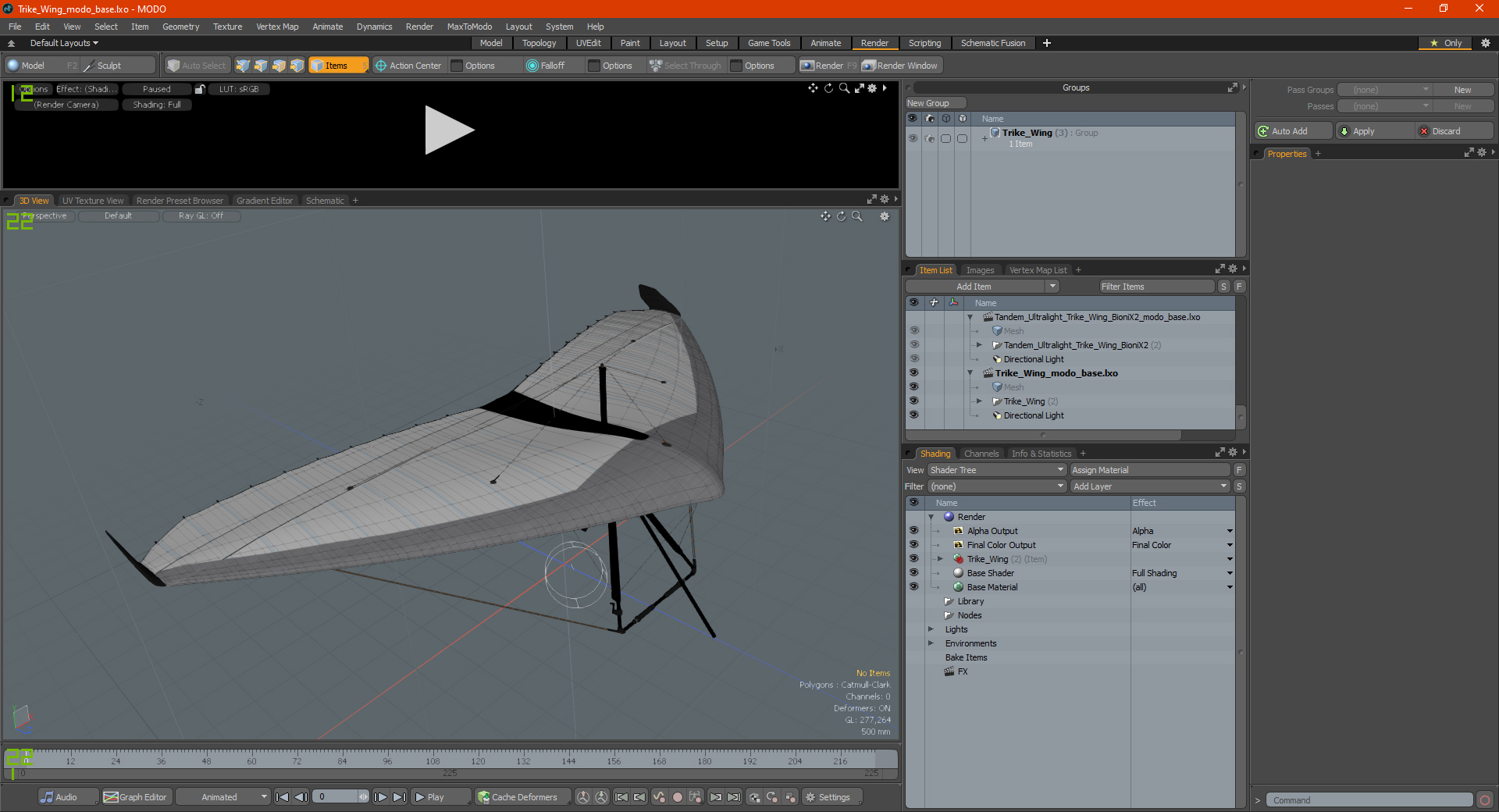 3D Hang Glider