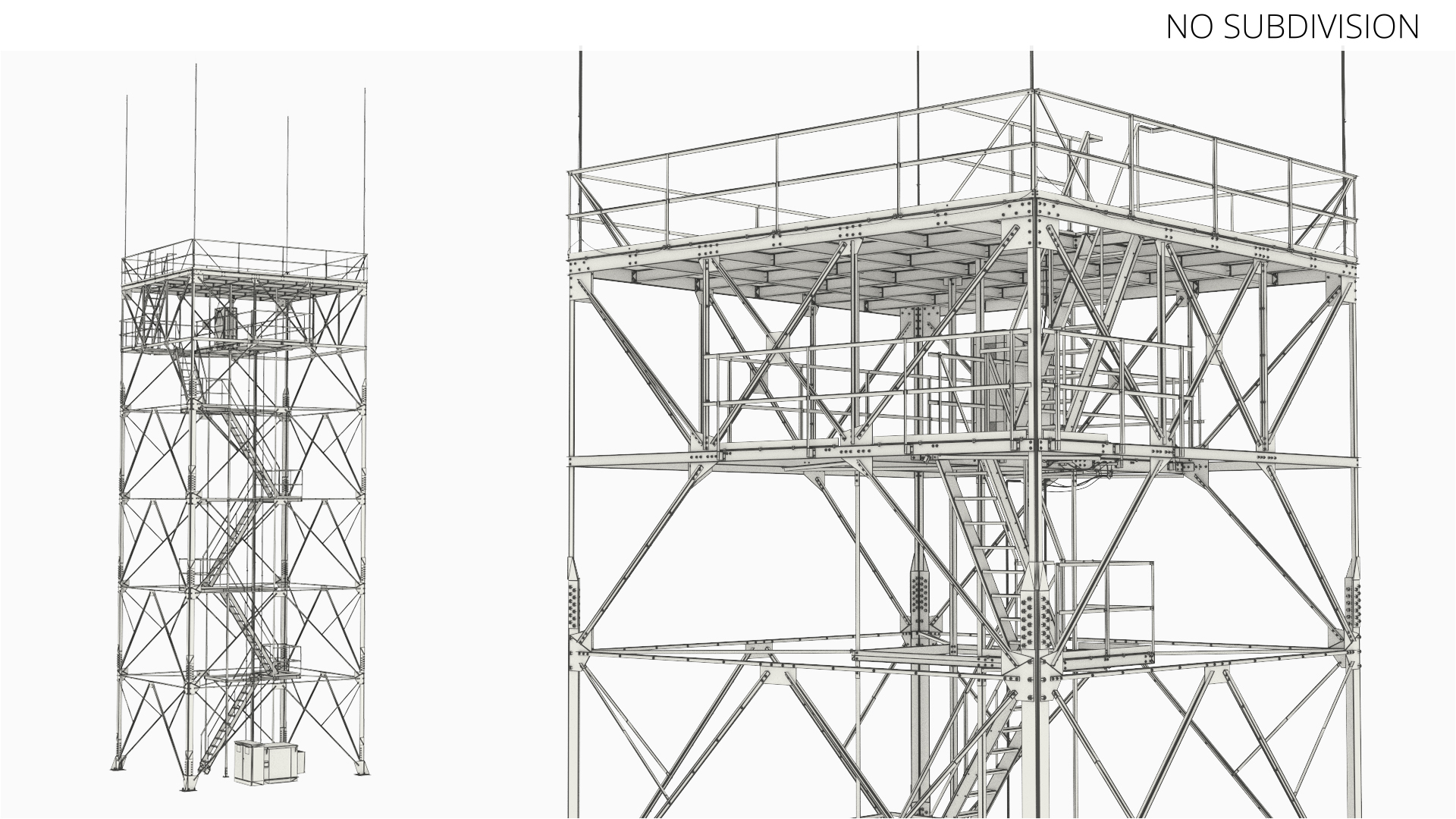 Radar Observation Tower Frame, view 9