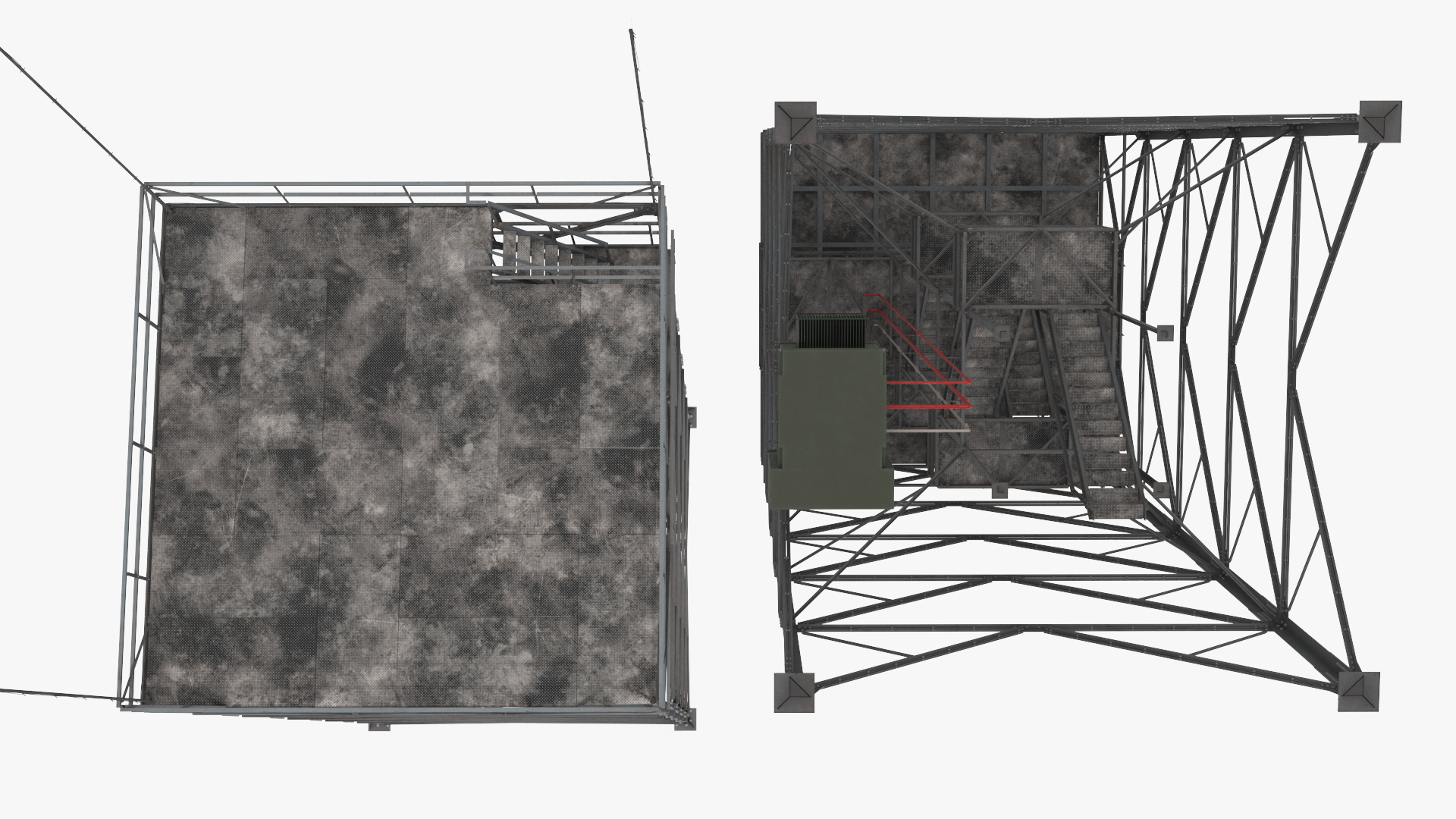 Radar Observation Tower Frame, view 3