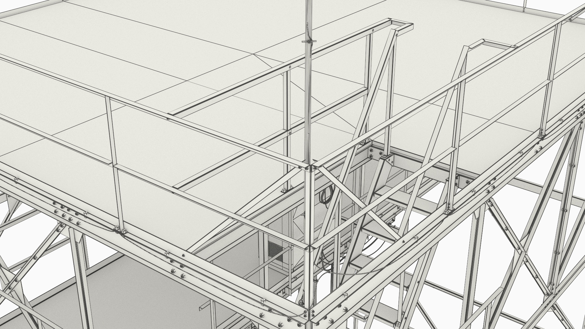 Radar Observation Tower Frame, view 10