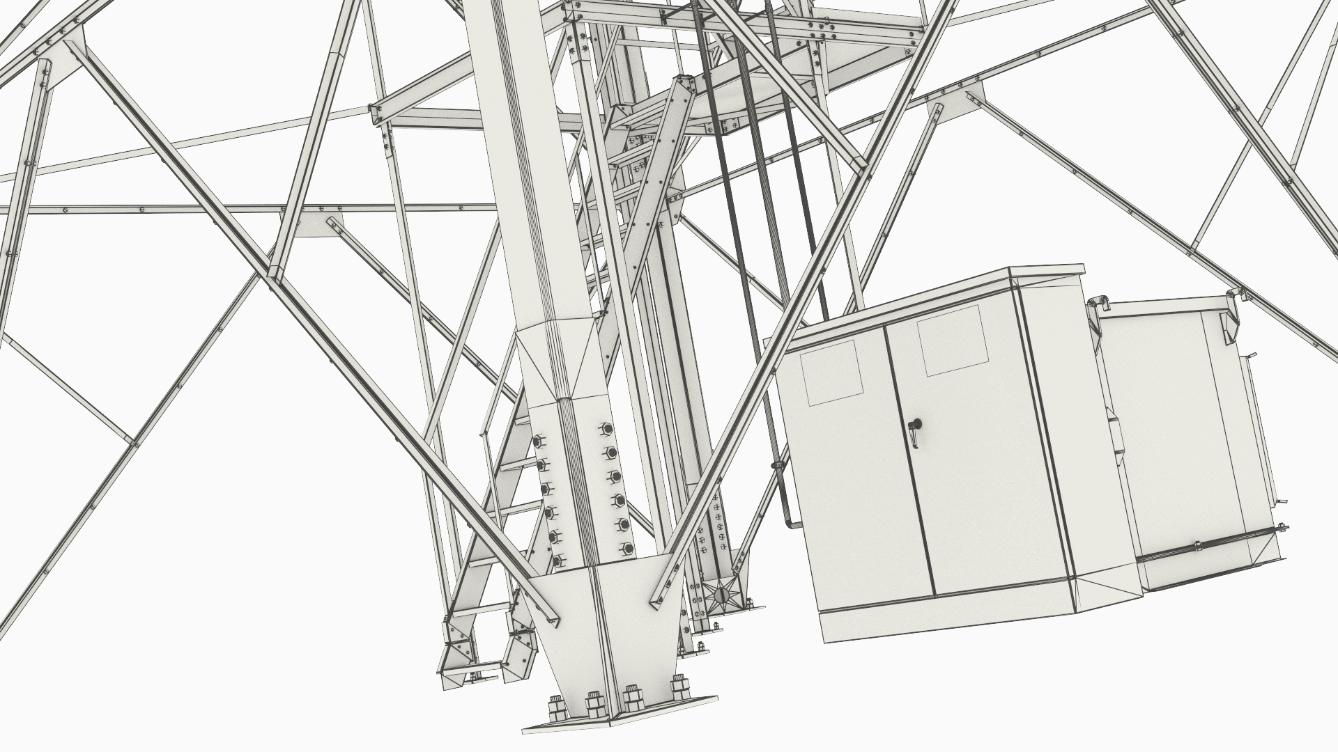 Radar Observation Tower Frame, view 11