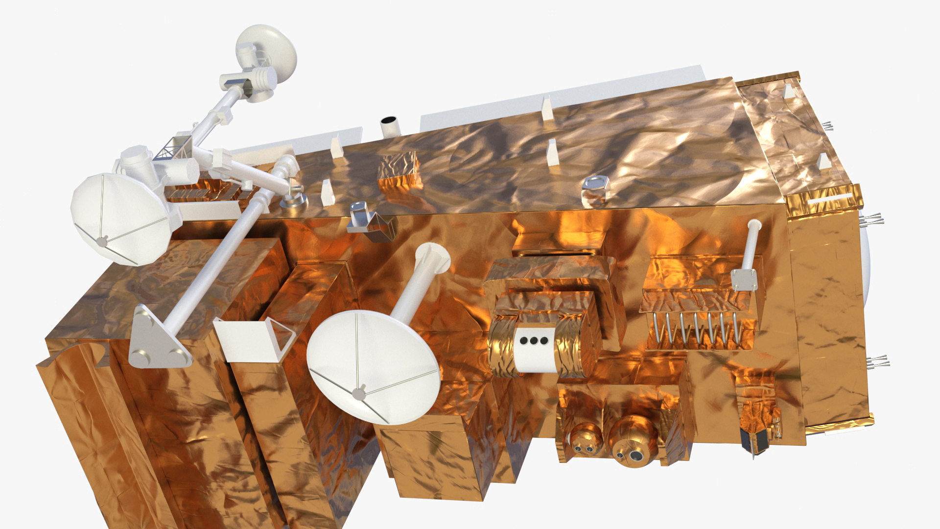 3D model Scientific Satellite