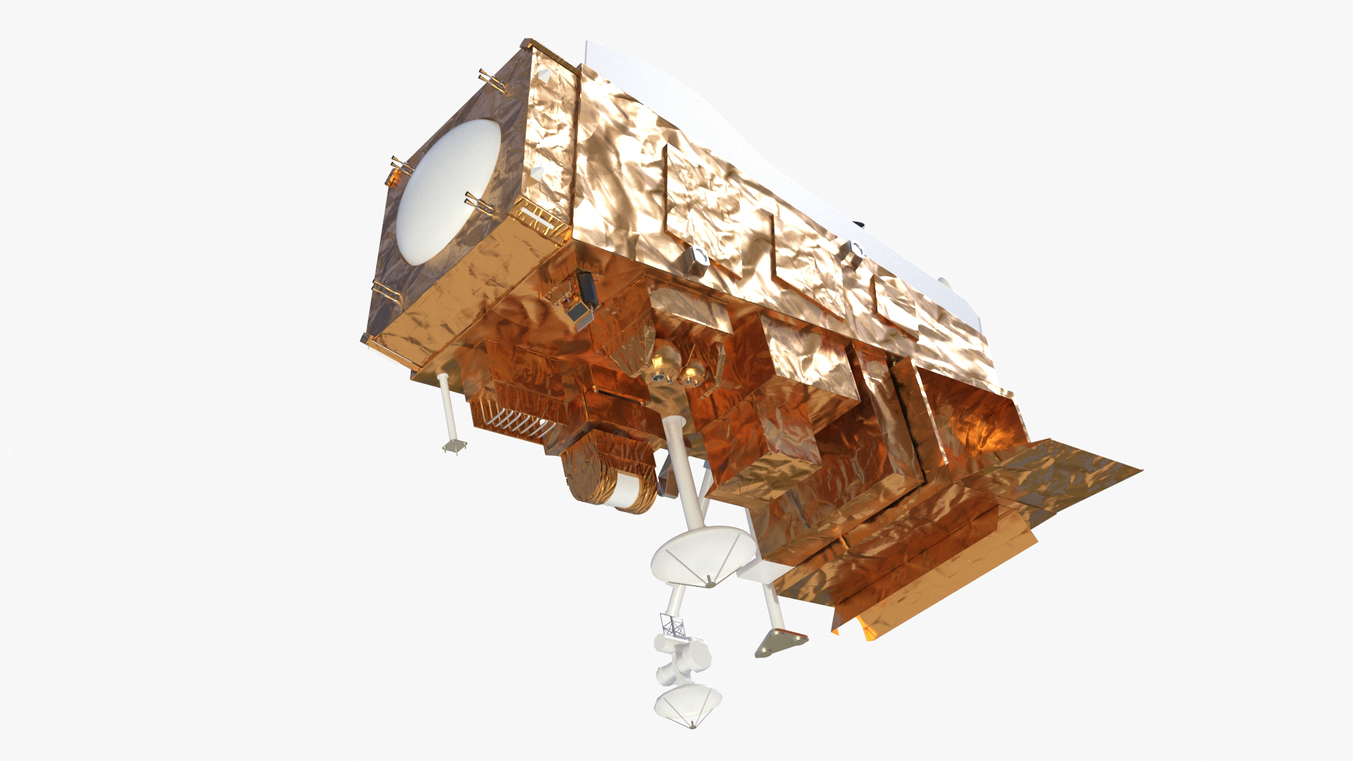 3D model Scientific Satellite