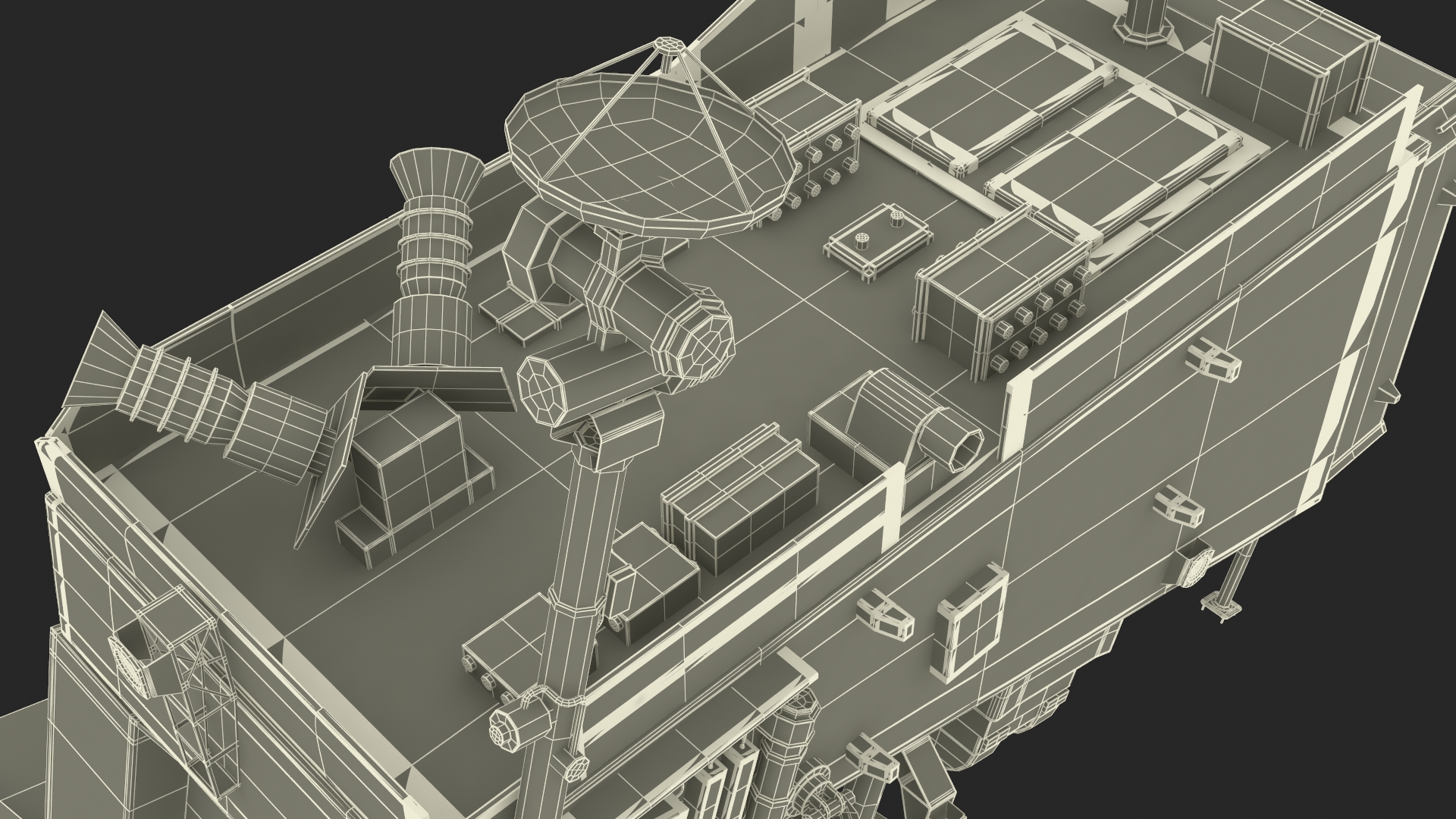 3D model Scientific Satellite