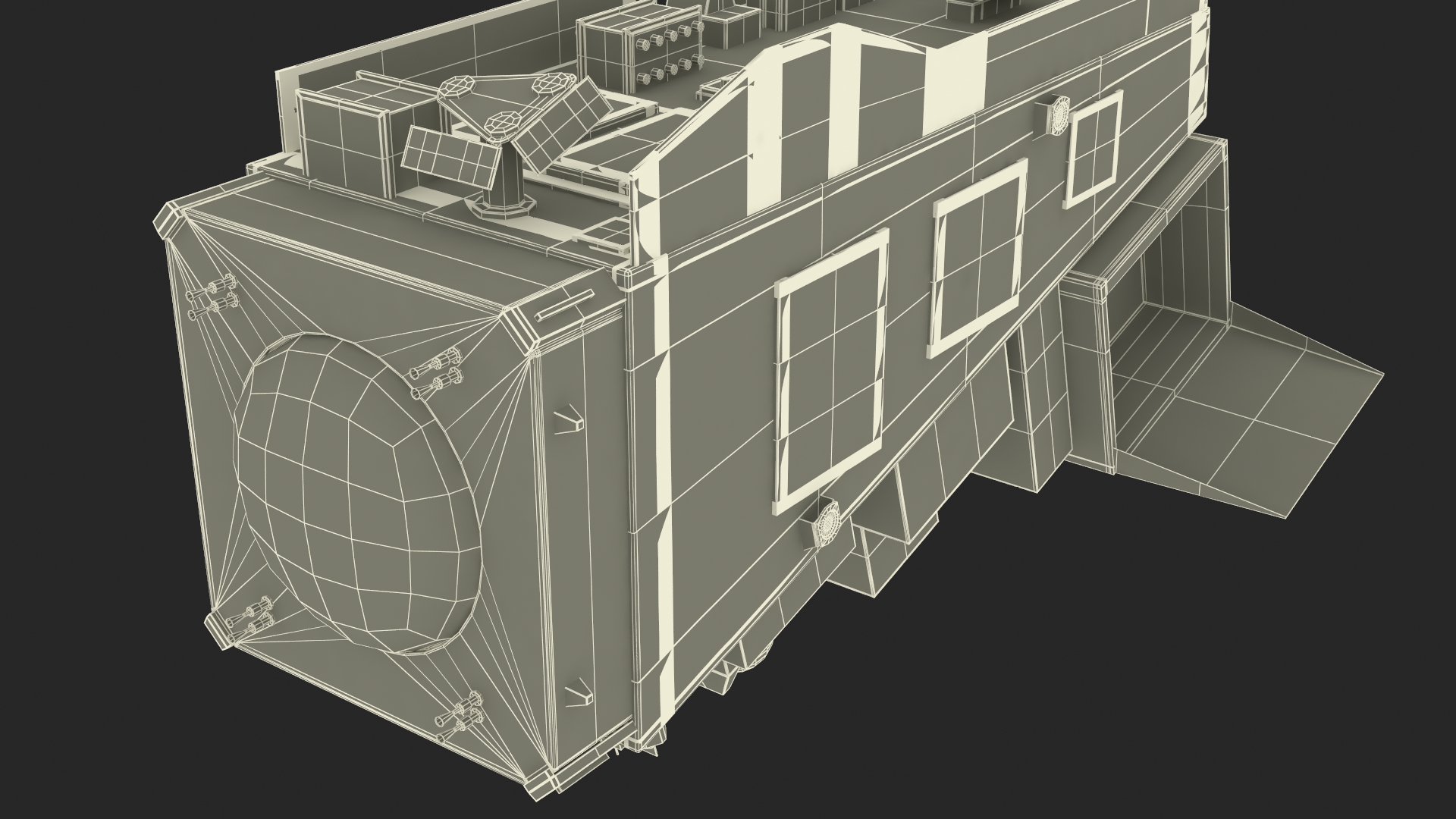 3D model Scientific Satellite