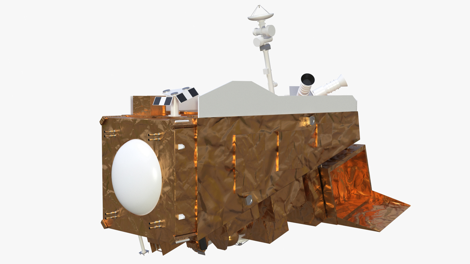 3D model Scientific Satellite