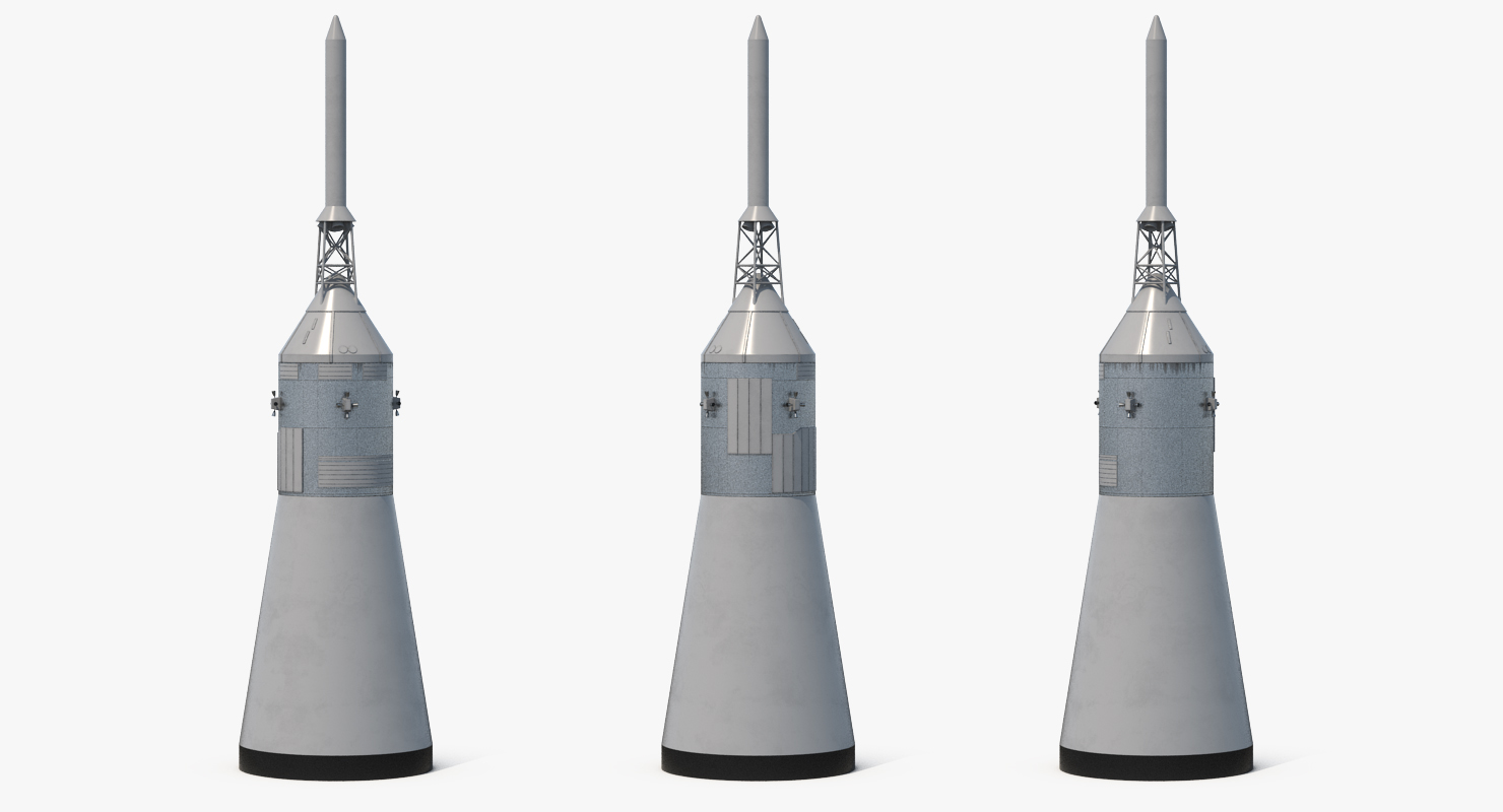 Apollo Command Module Spacecraft 3D